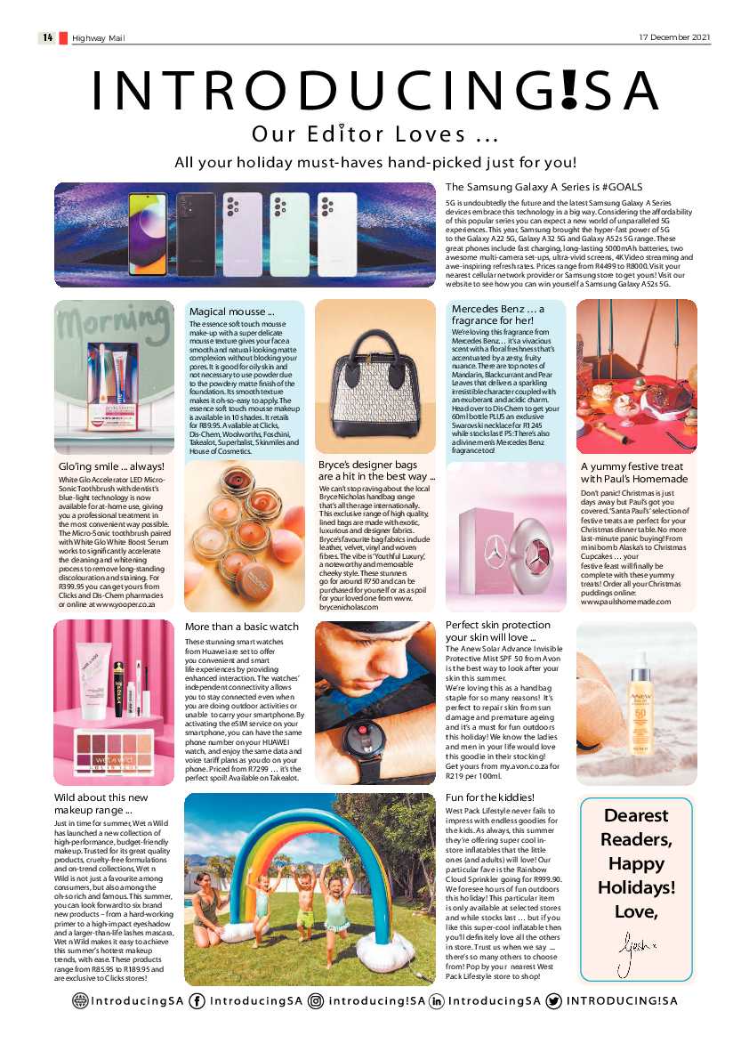 Highway Mail 17 December 2021 page 14