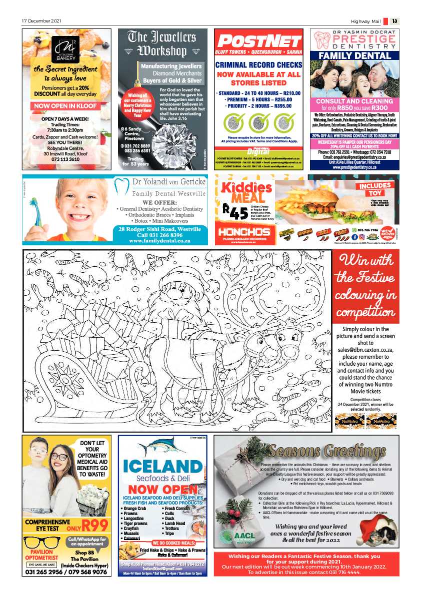 Highway Mail 17 December 2021 page 15