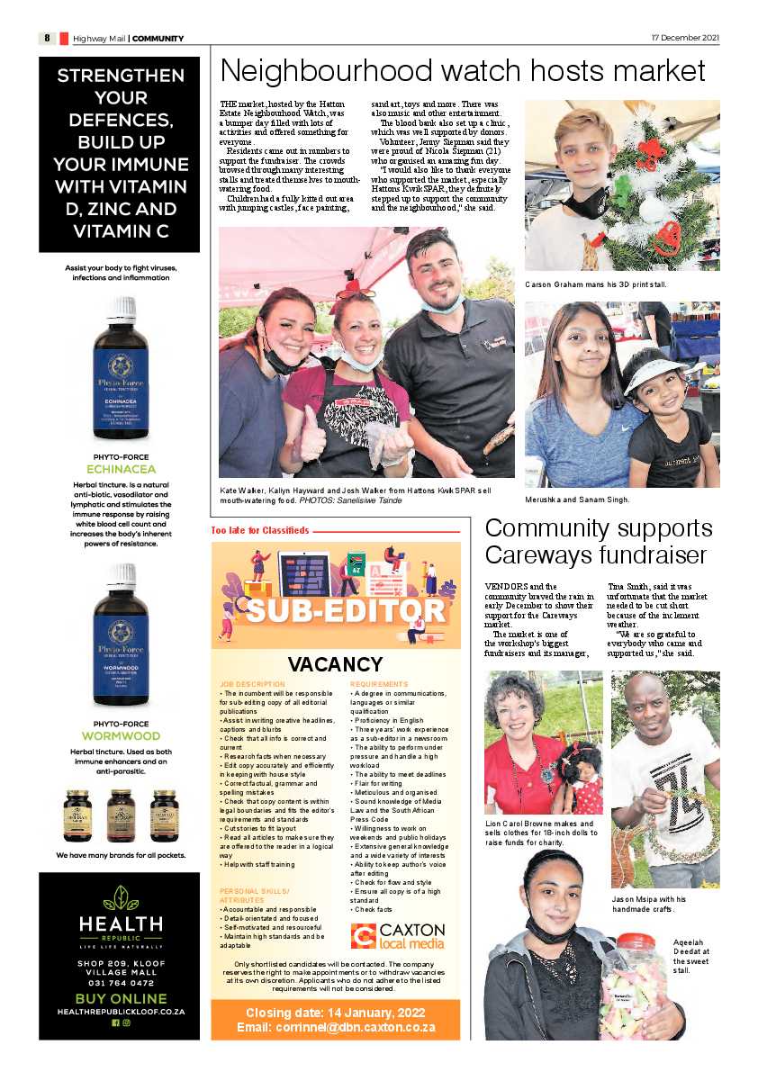 Highway Mail 17 December 2021 page 8