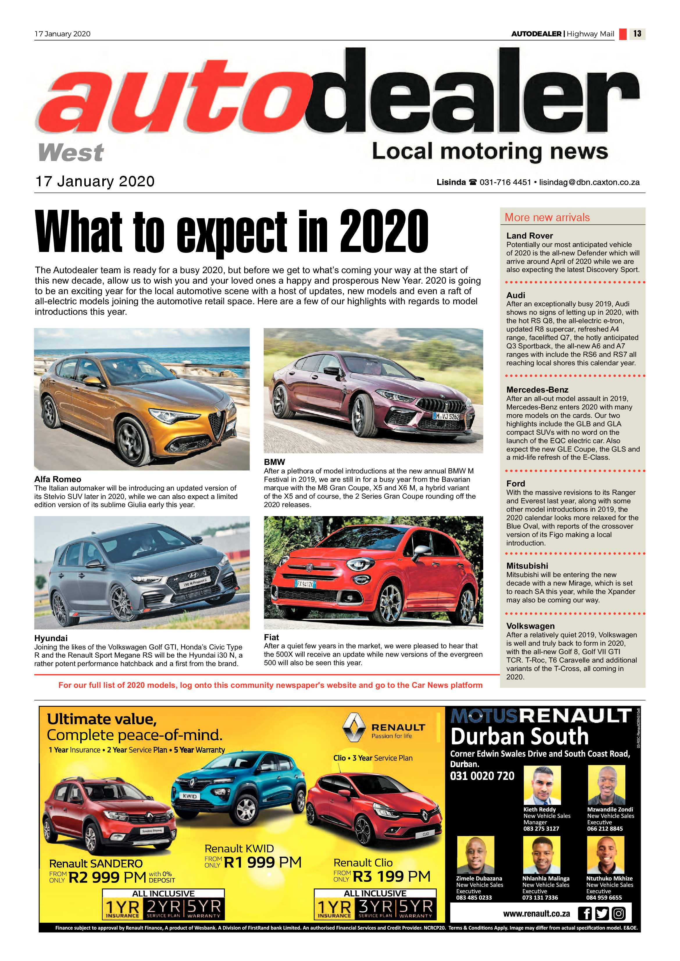 Highway Mail 17 January 2020 page 13