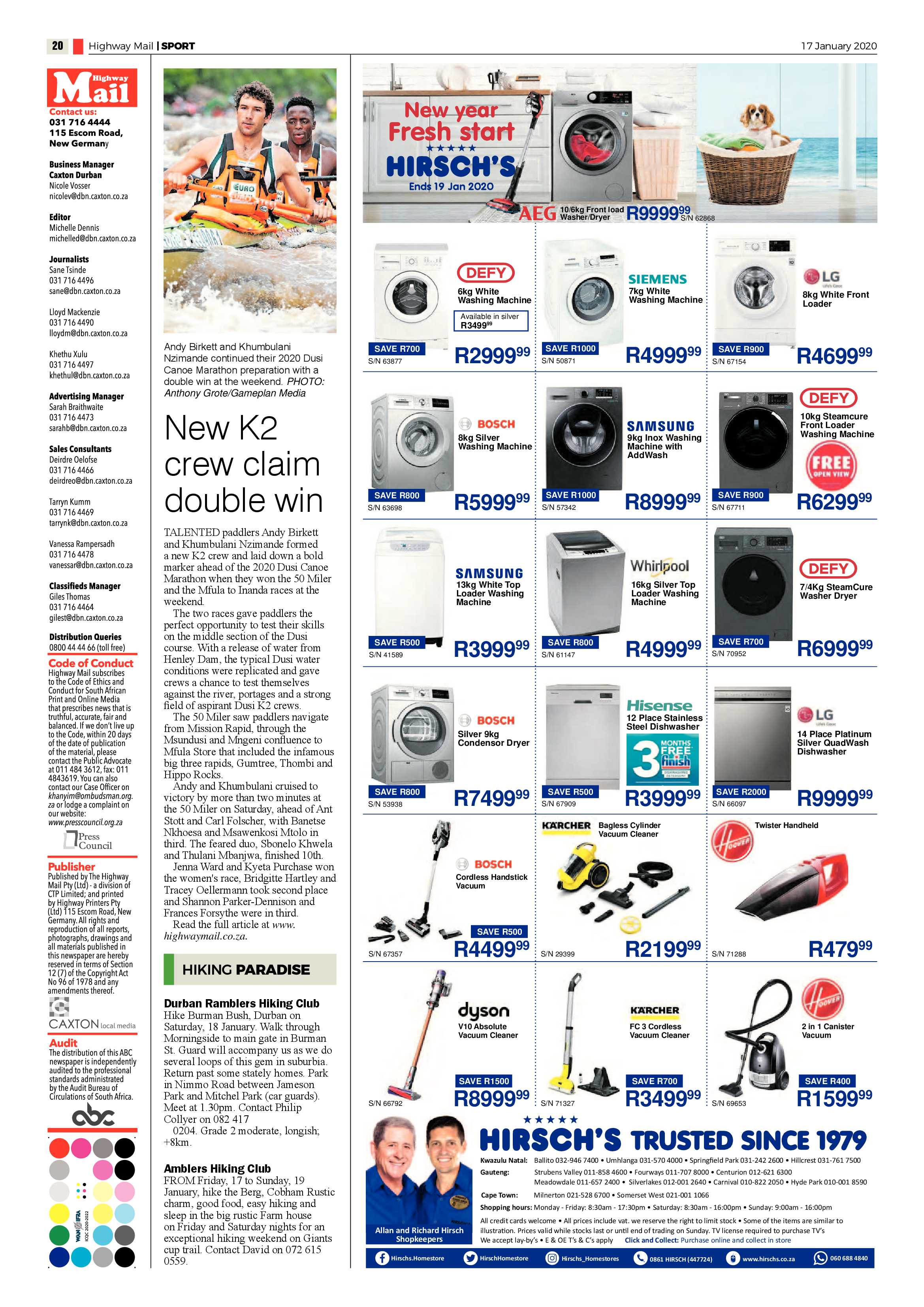 Highway Mail 17 January 2020 page 20