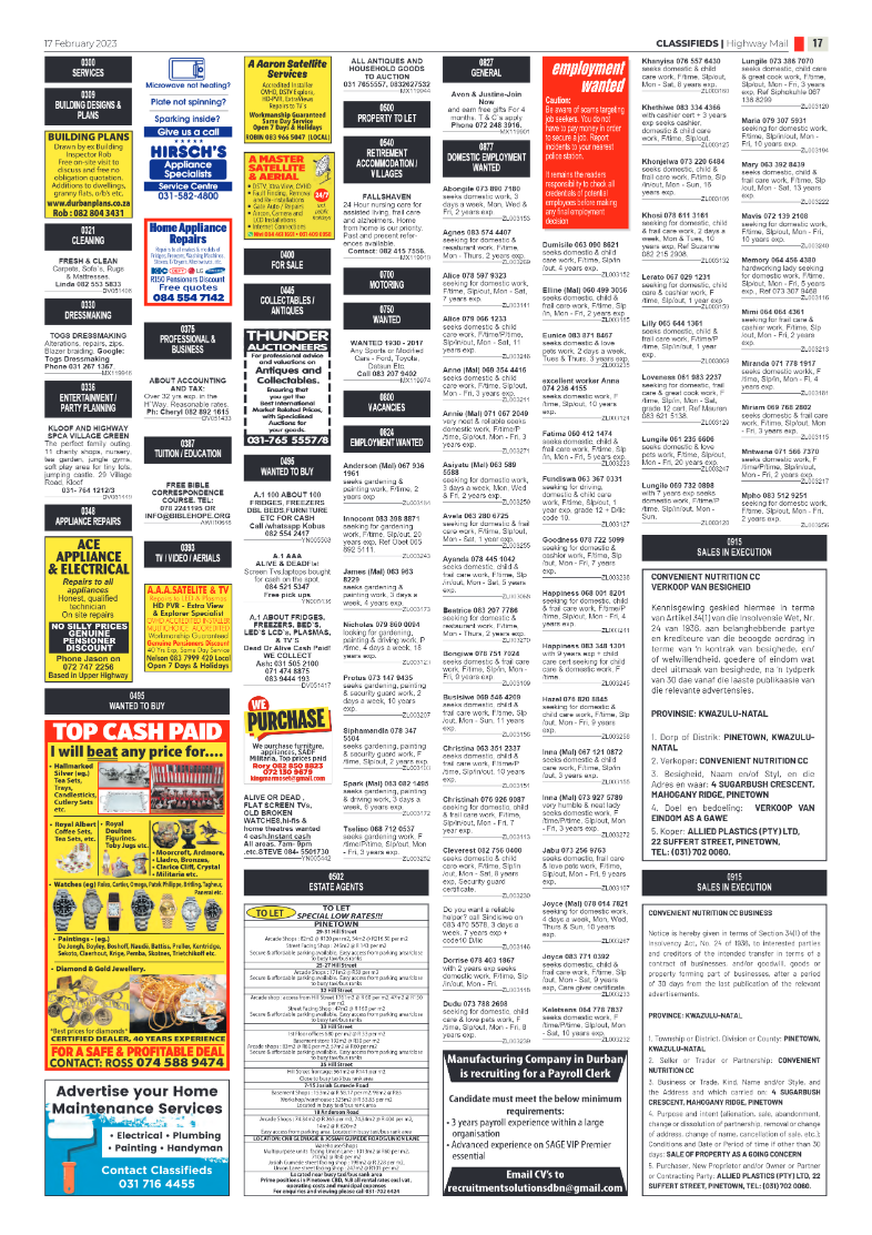 Highway Mail 17 February 2023 page 17
