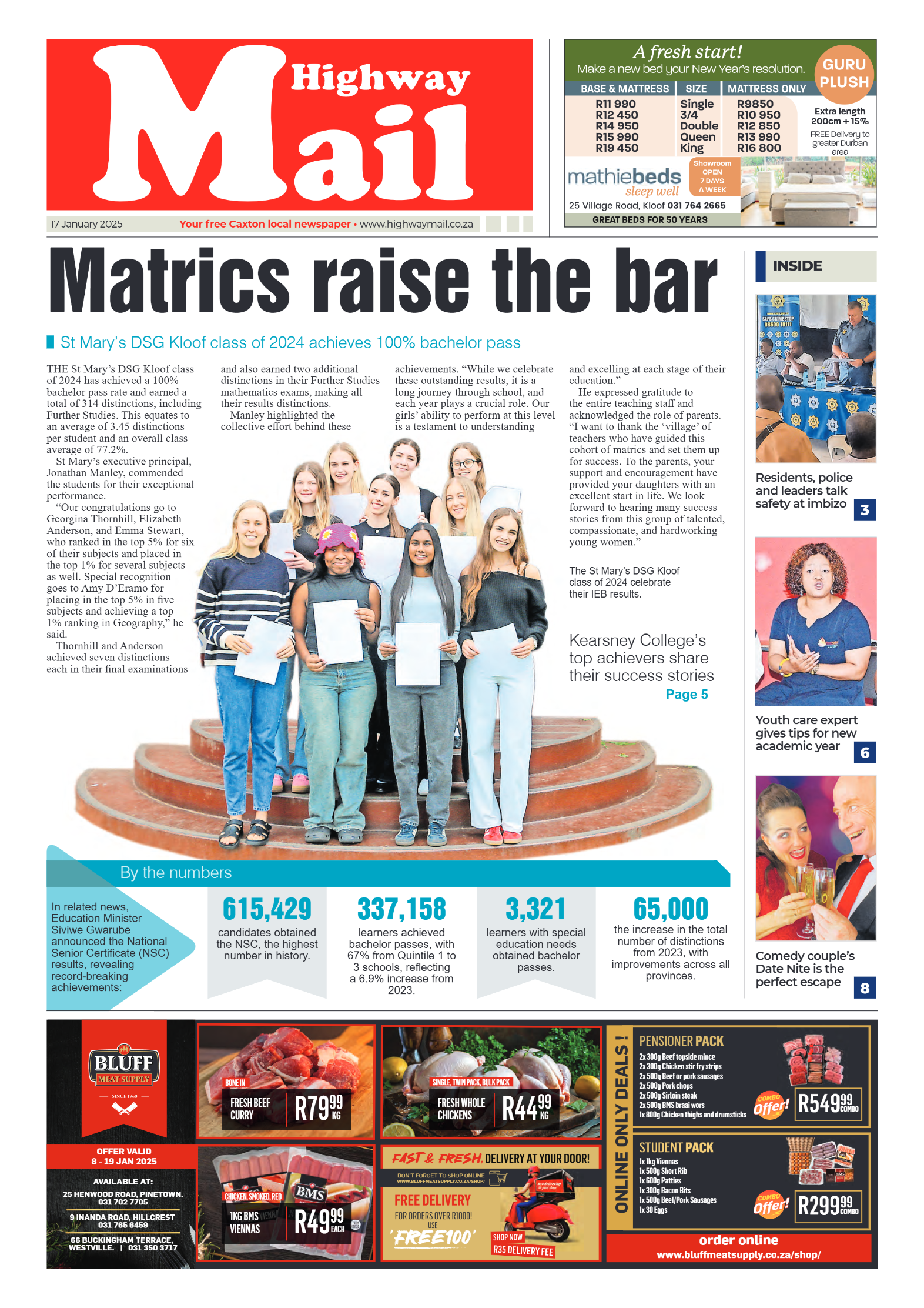 Highway Mail 17 January 2025 page 1