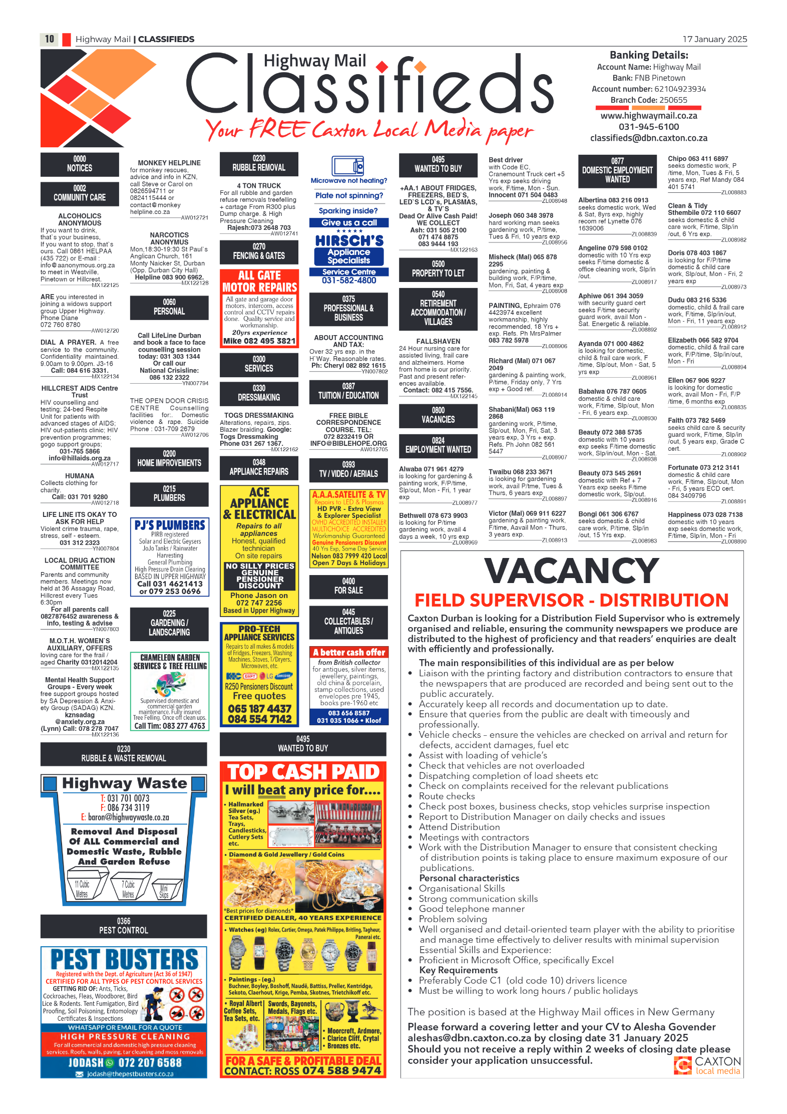 Highway Mail 17 January 2025 page 10