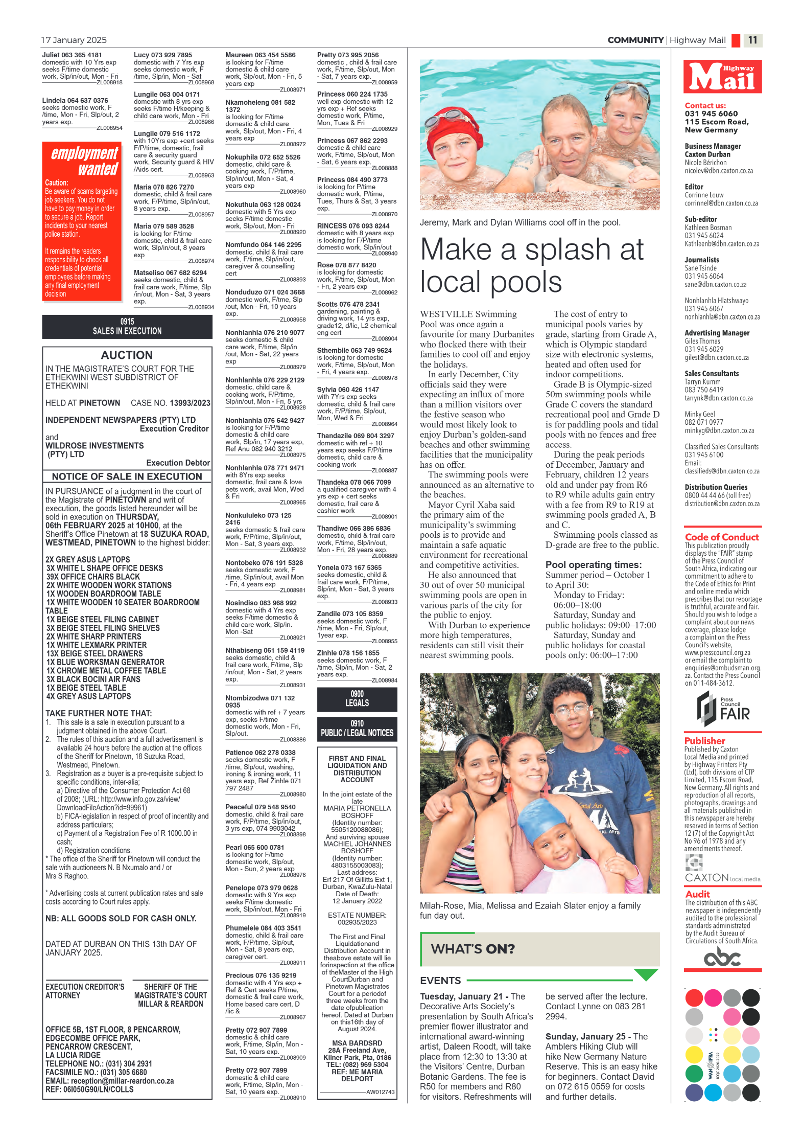 Highway Mail 17 January 2025 page 11