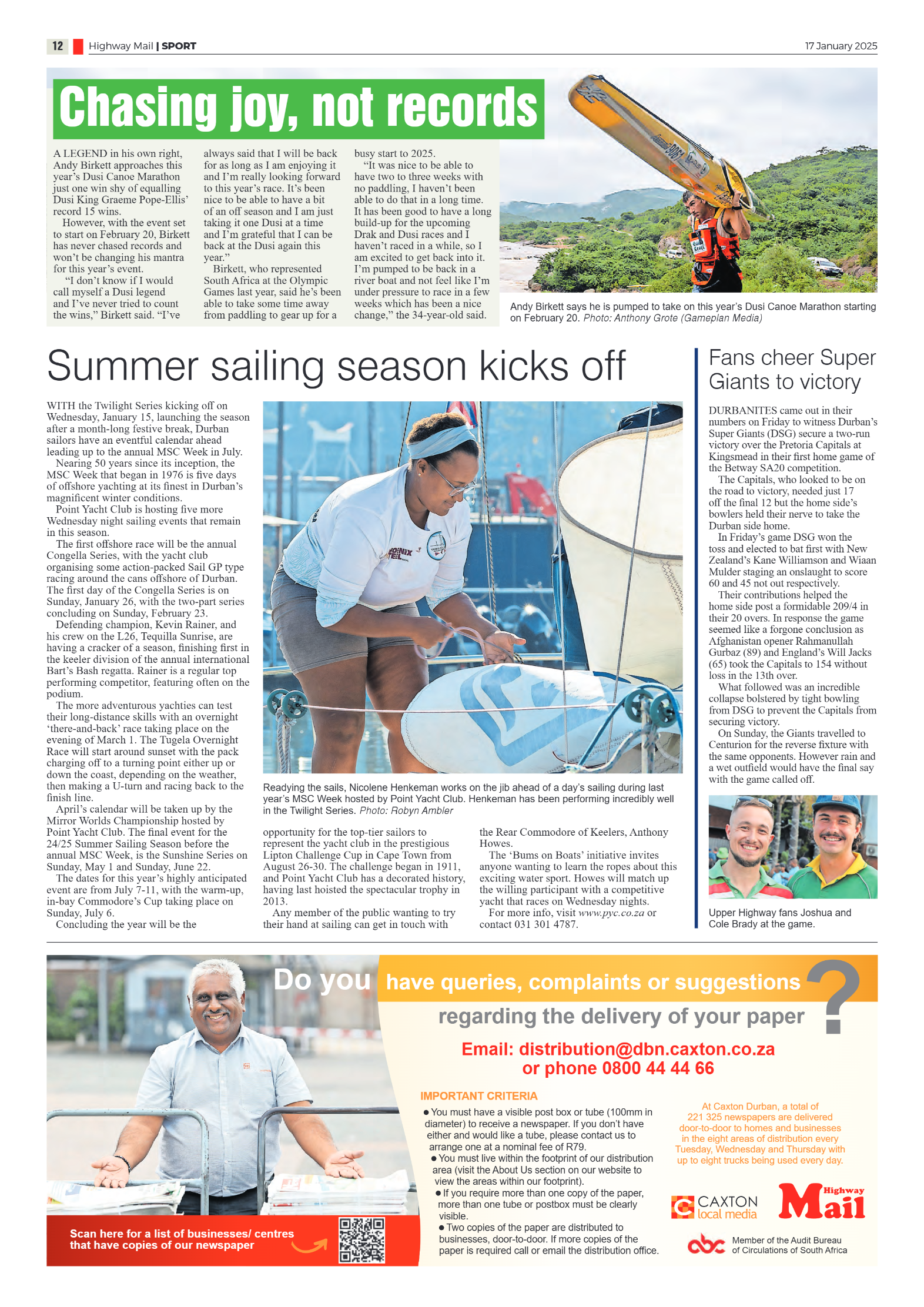 Highway Mail 17 January 2025 page 12