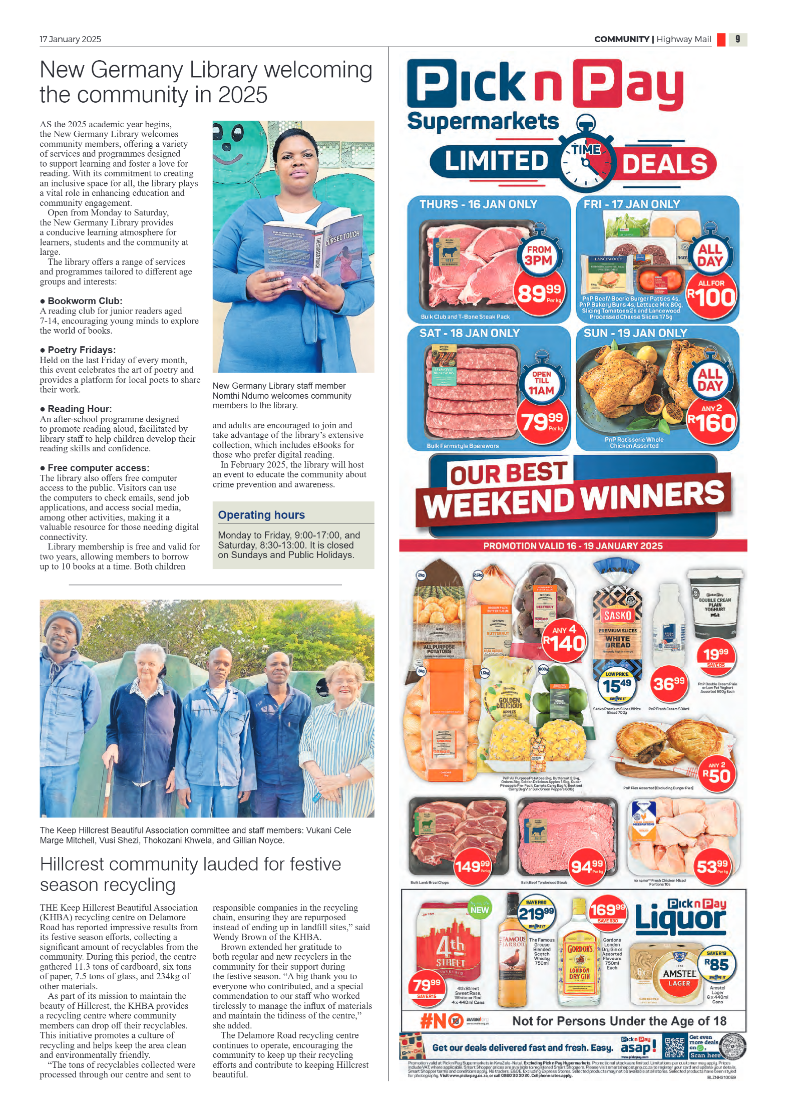 Highway Mail 17 January 2025 page 9