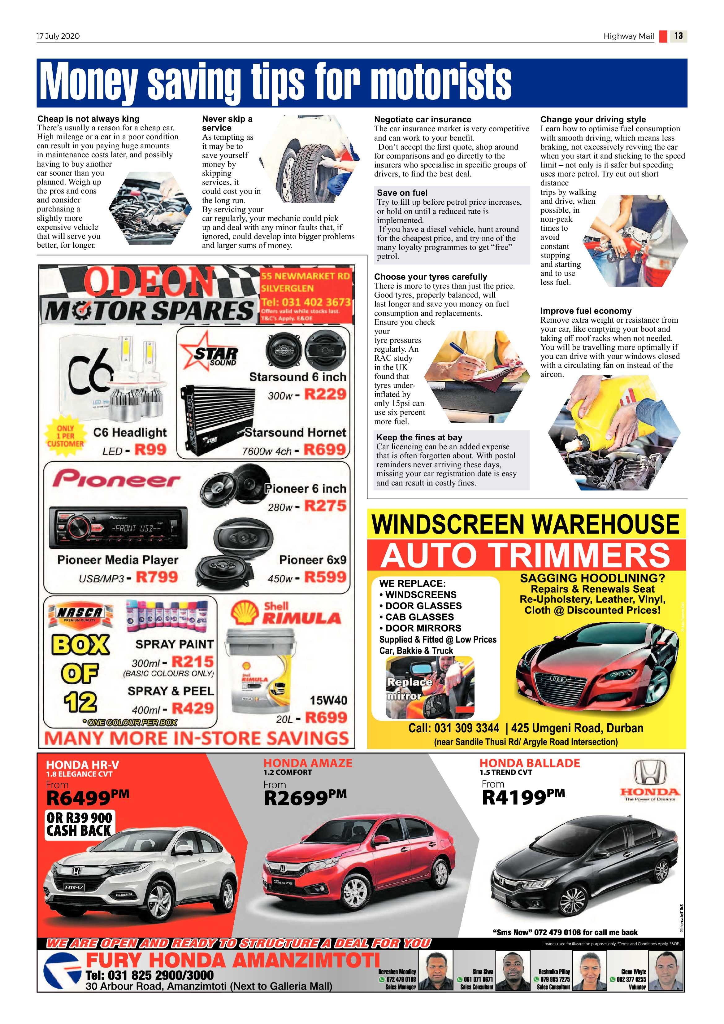Highway Mail 17 July 2020 page 13
