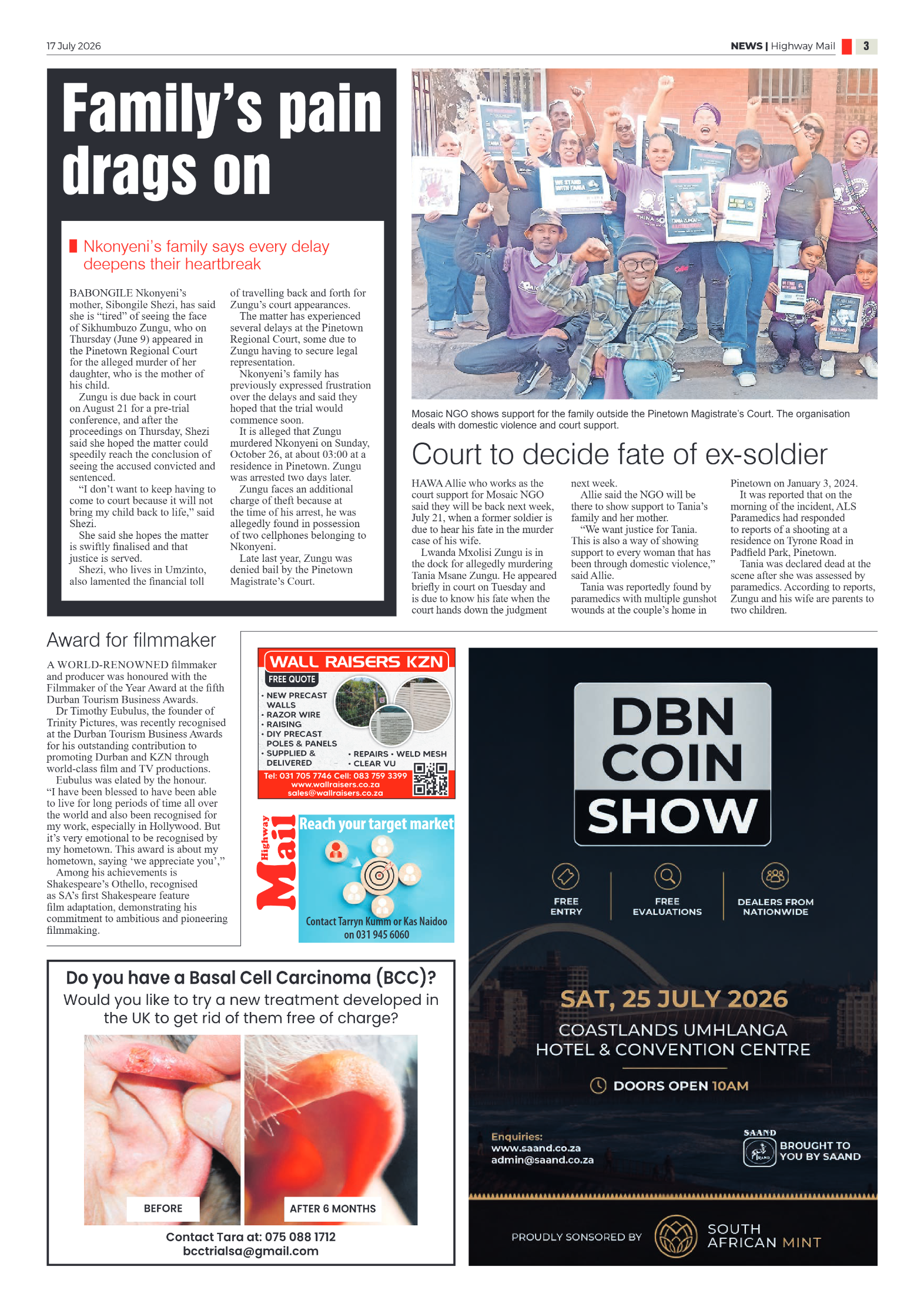 Highway Mail 17 July 2026 page 3