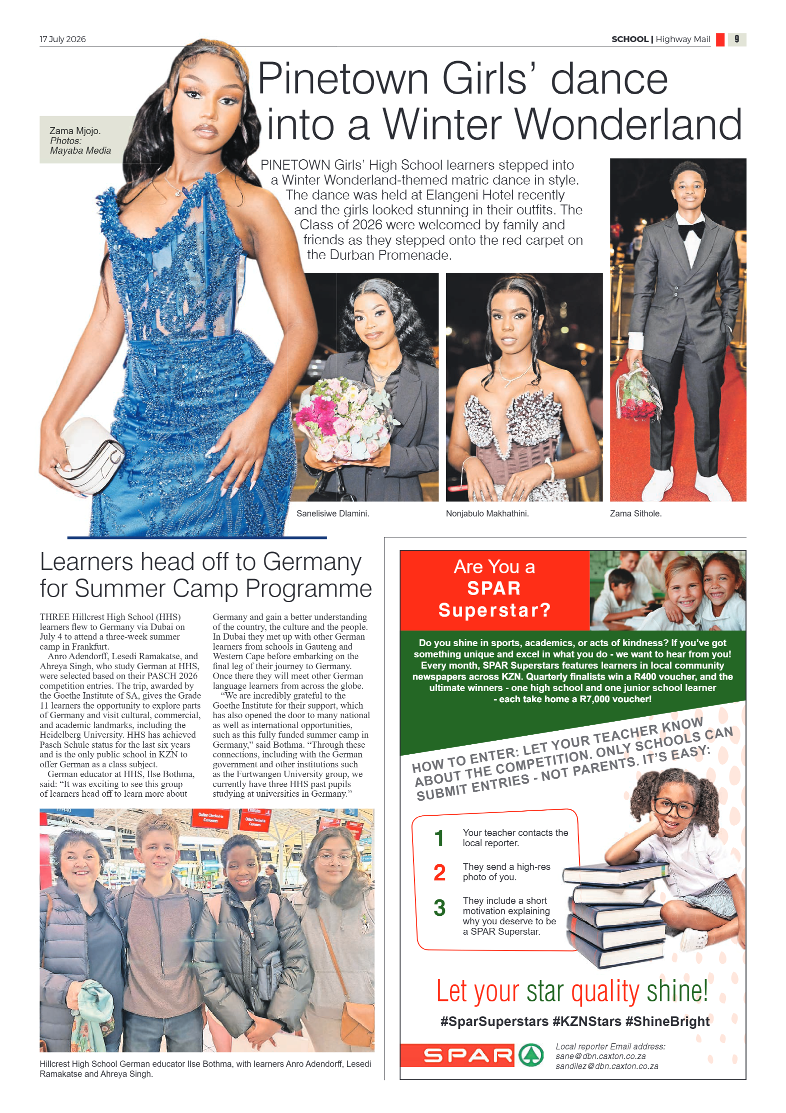 Highway Mail 17 July 2026 page 9