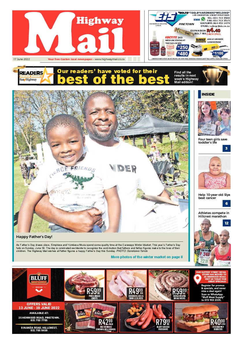 Highway Mail 17 June 2022 page 1
