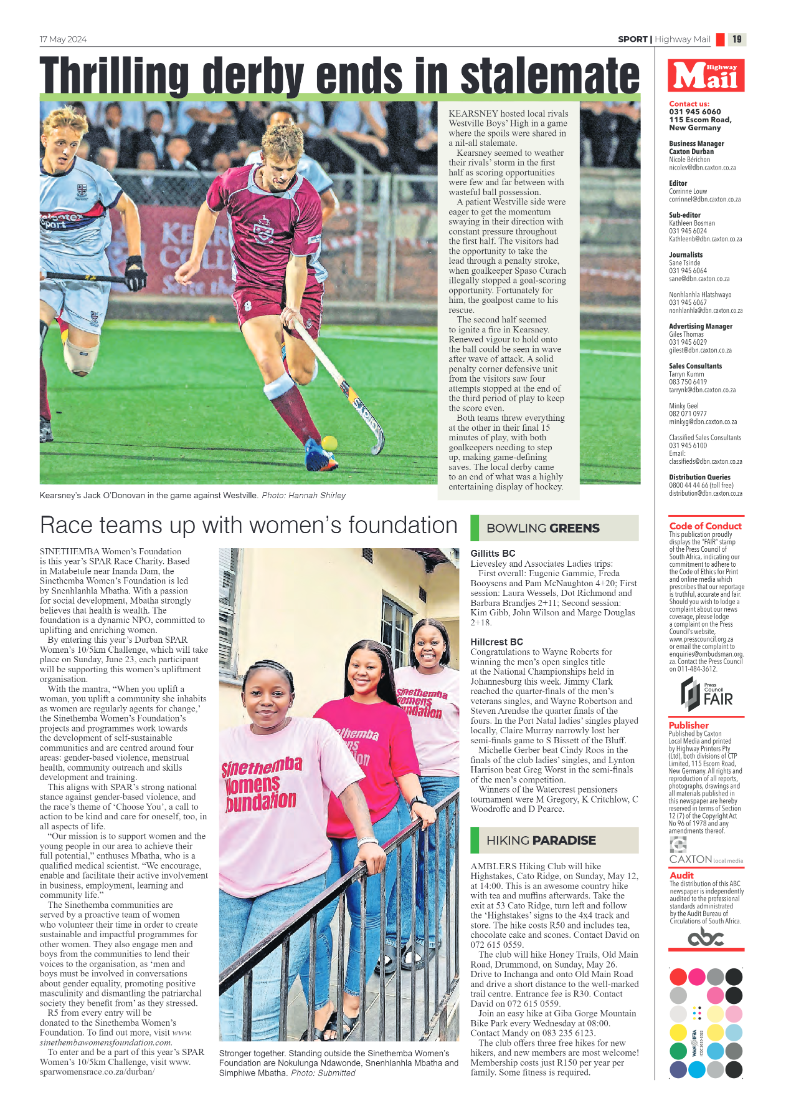 Highway Mail 17 May 2024 page 19