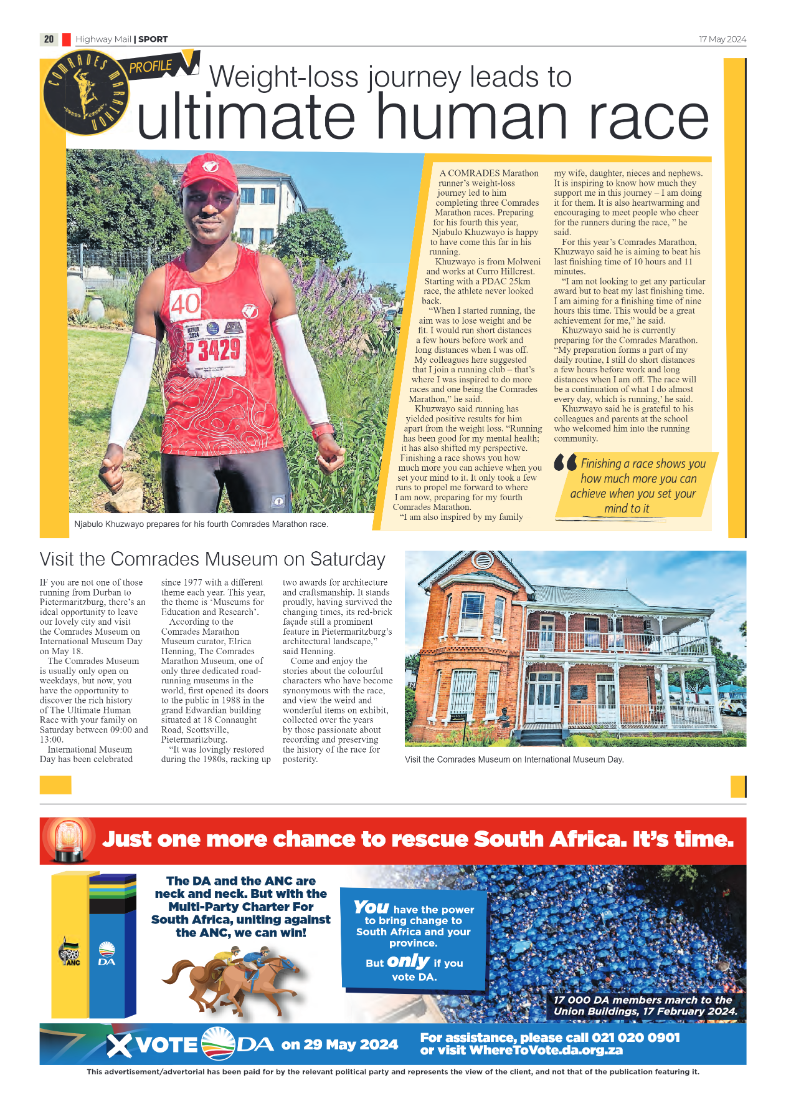 Highway Mail 17 May 2024 page 20
