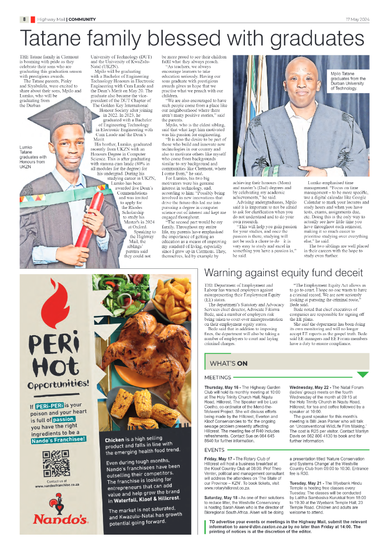 Highway Mail 17 May 2024 page 8