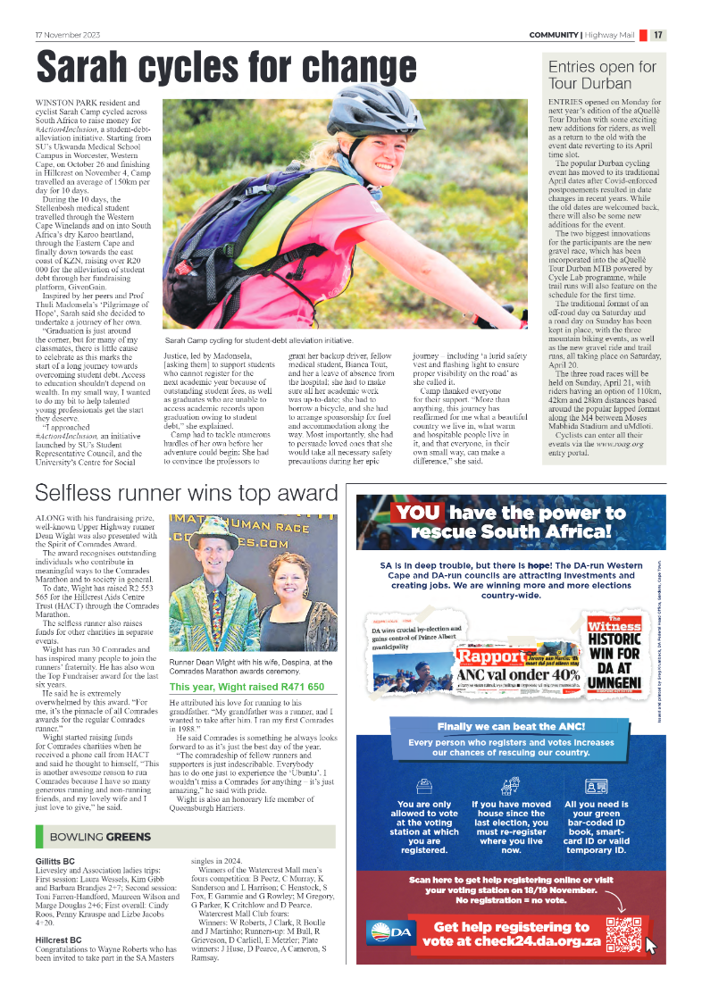 Highway Mail 17 November 2023 page 17