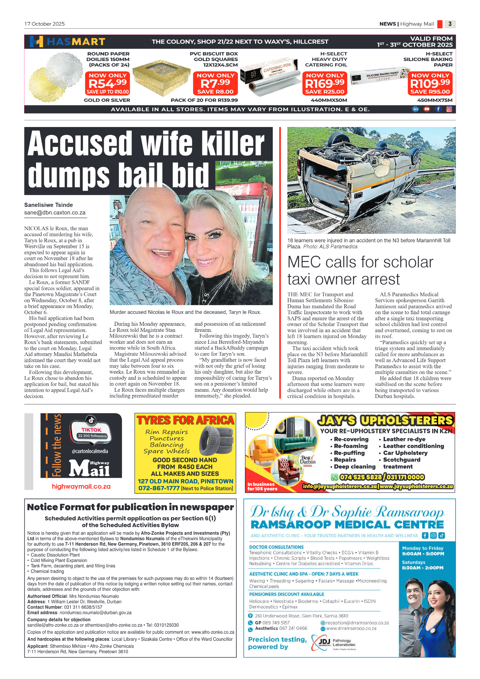 Highway Mail 17 October 2025 page 3