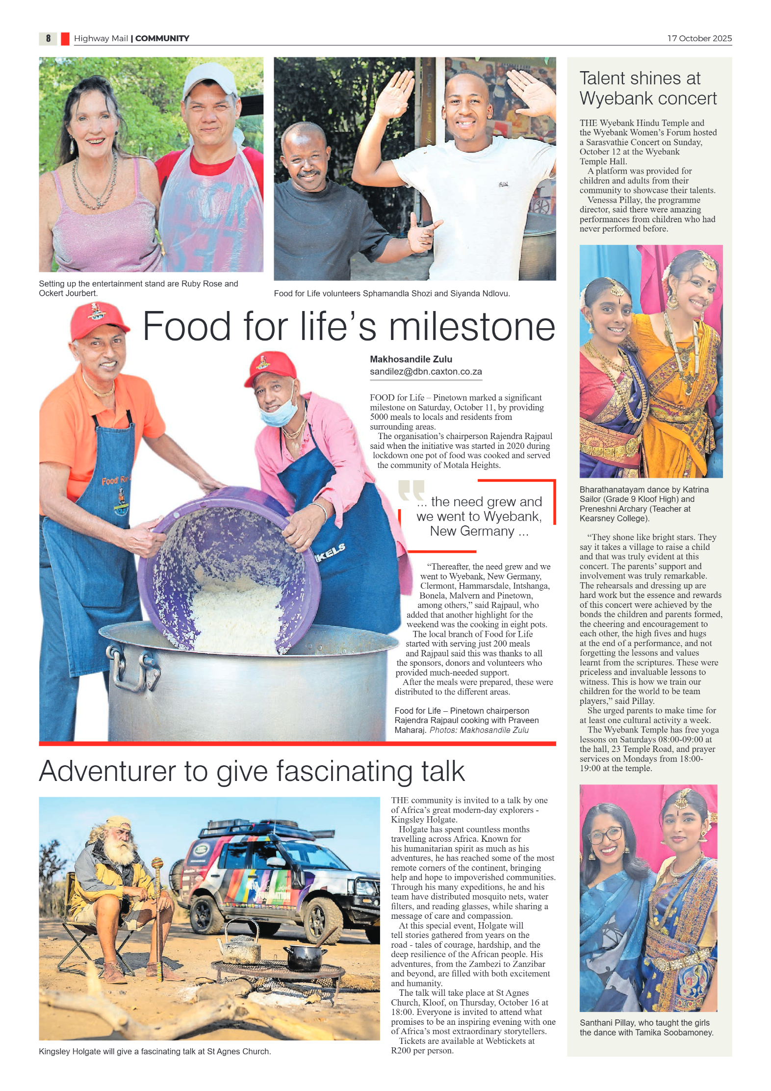 Highway Mail 17 October 2025 page 8
