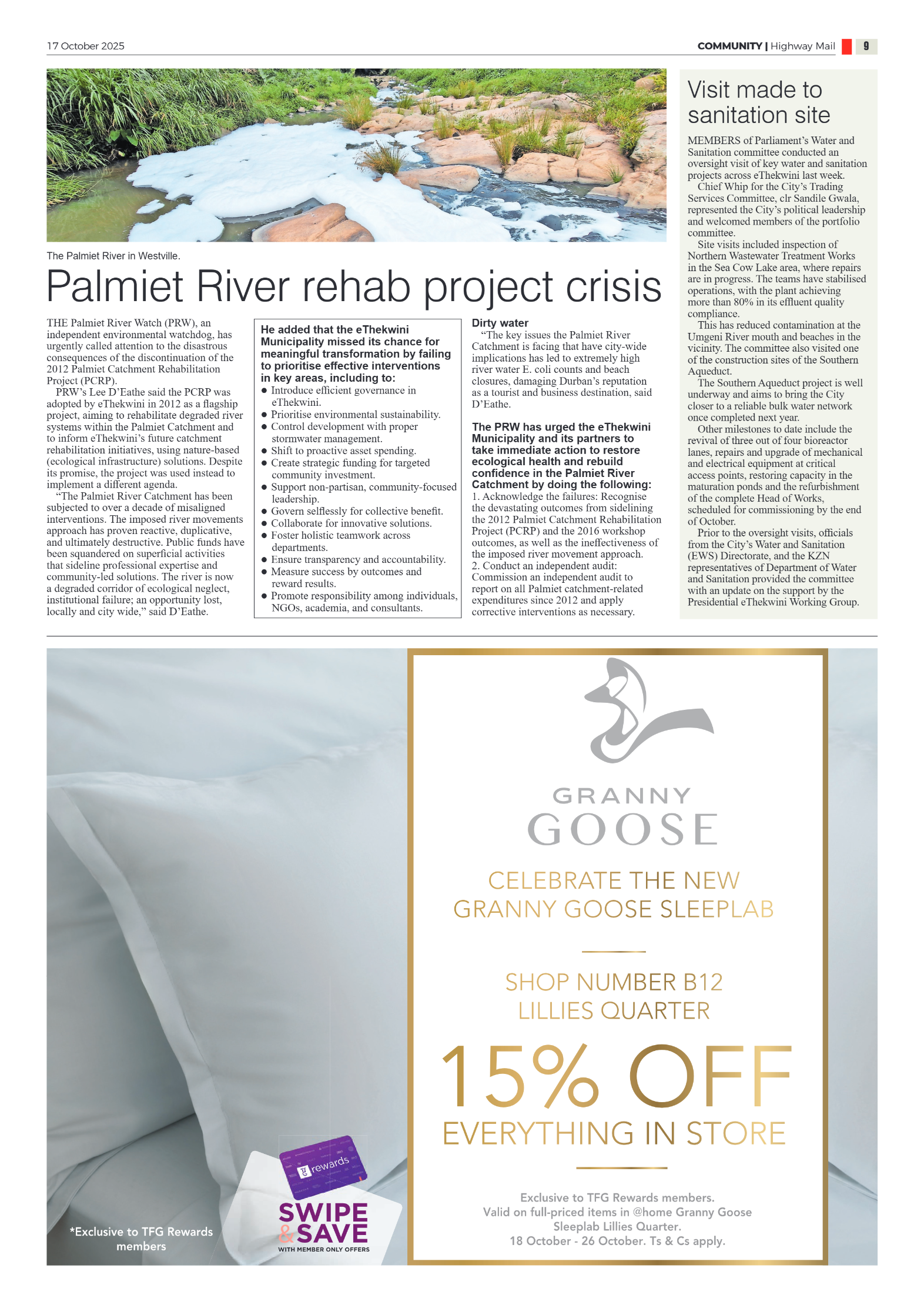 Highway Mail 17 October 2025 page 9