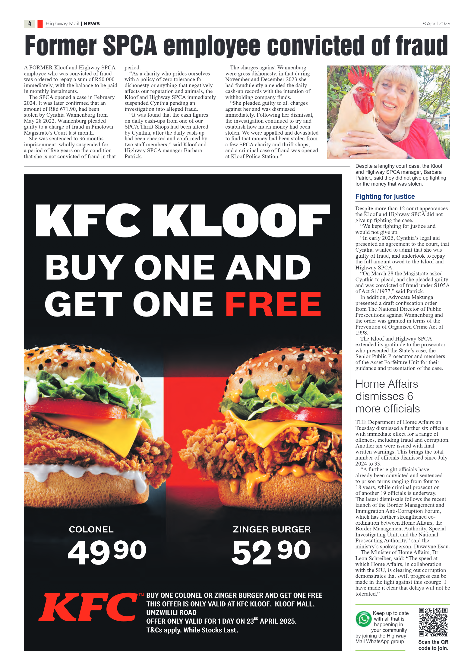 Highway Mail 18 April 2025 page 4