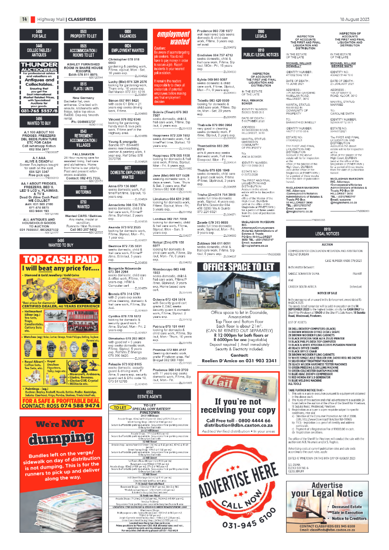 Highway Mail 18 August 2023 page 14