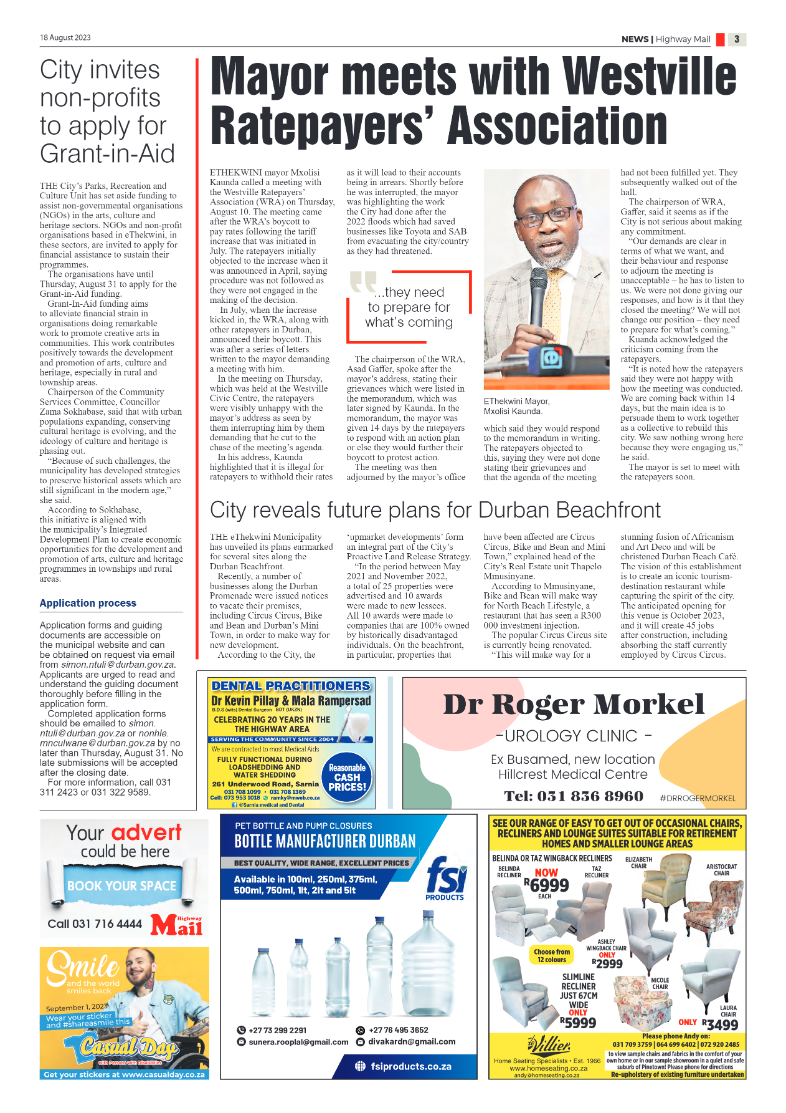 Highway Mail 18 August 2023 page 3