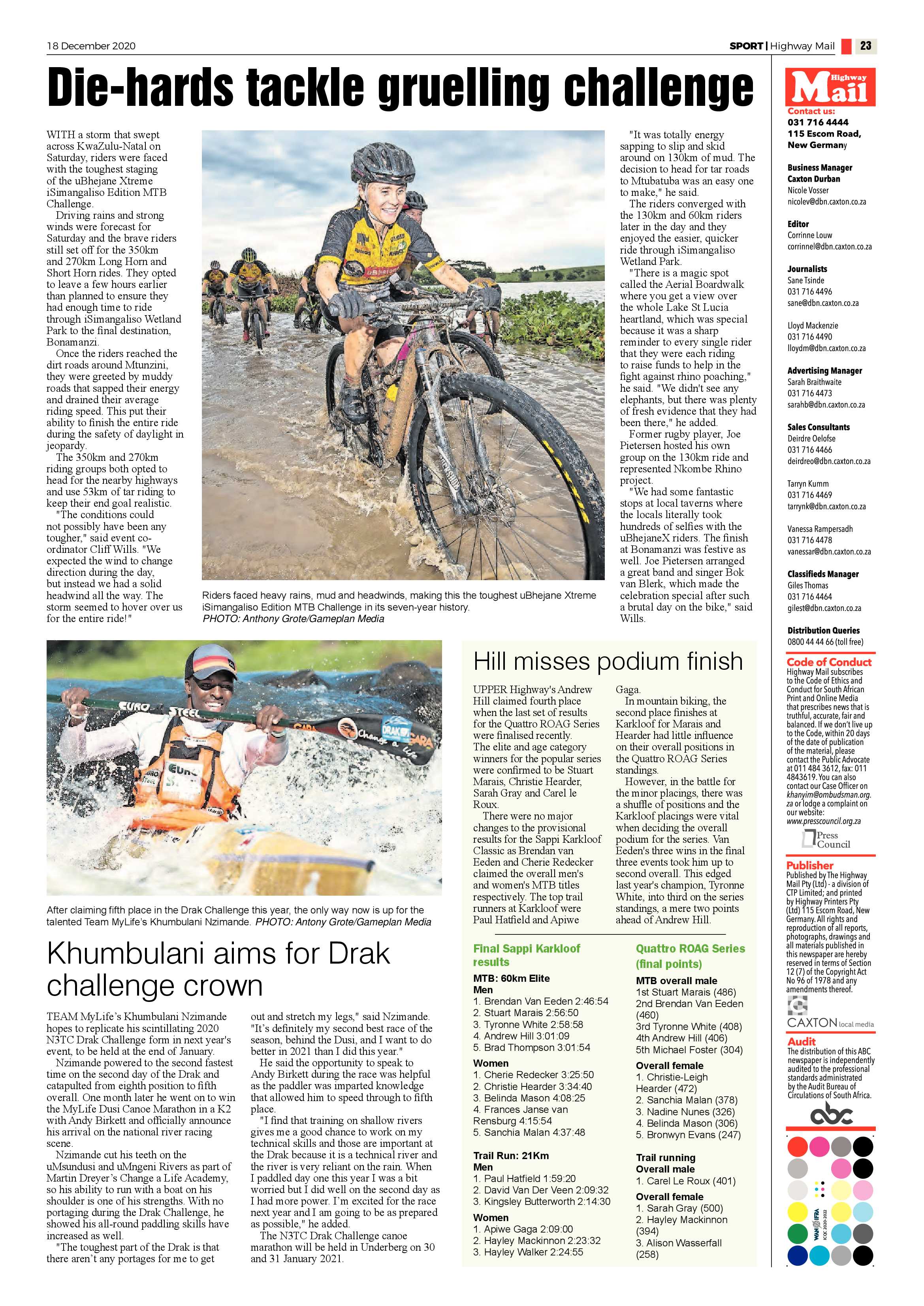 Highway Mail 18 December 2020 page 23