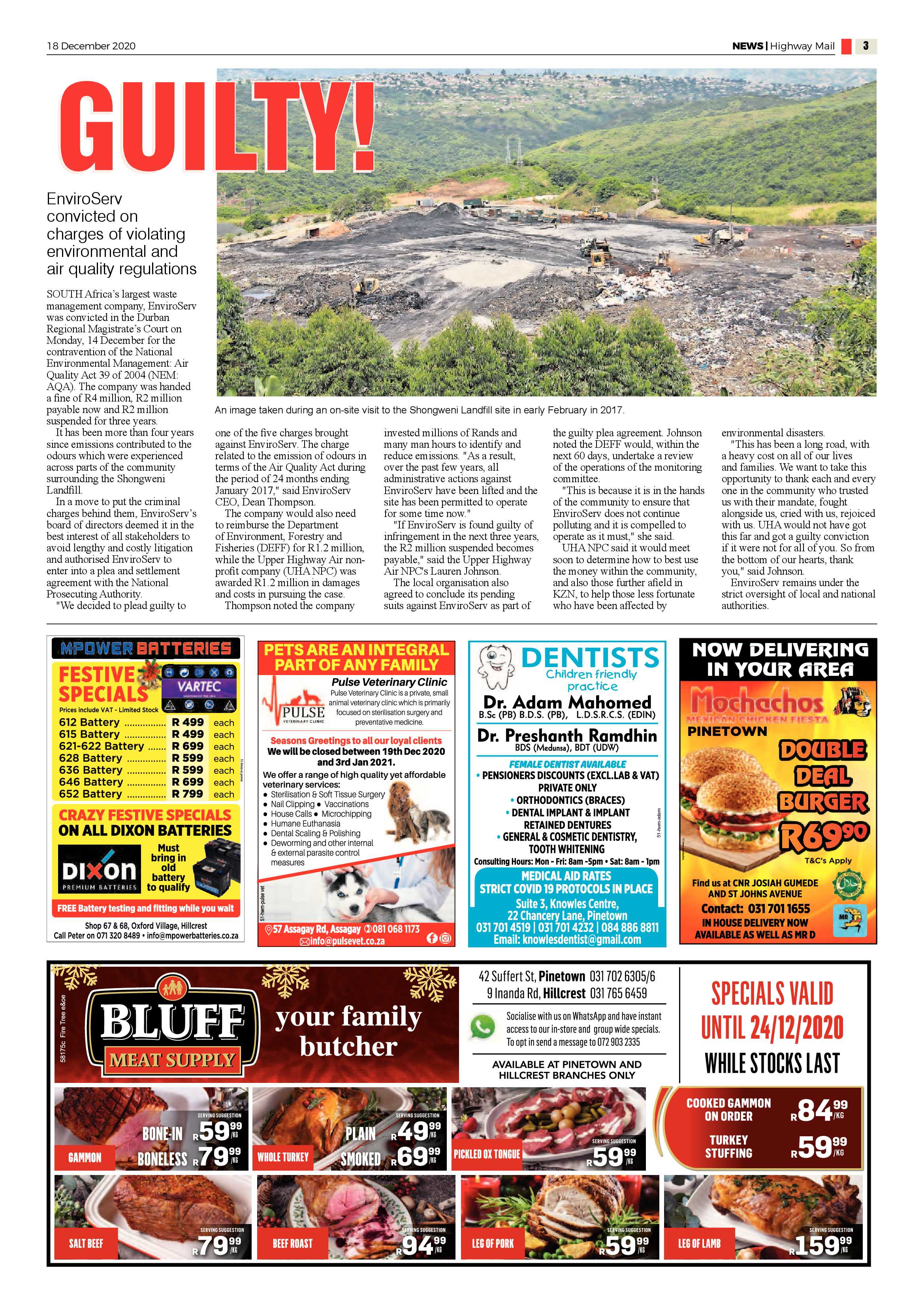Highway Mail 18 December 2020 page 3