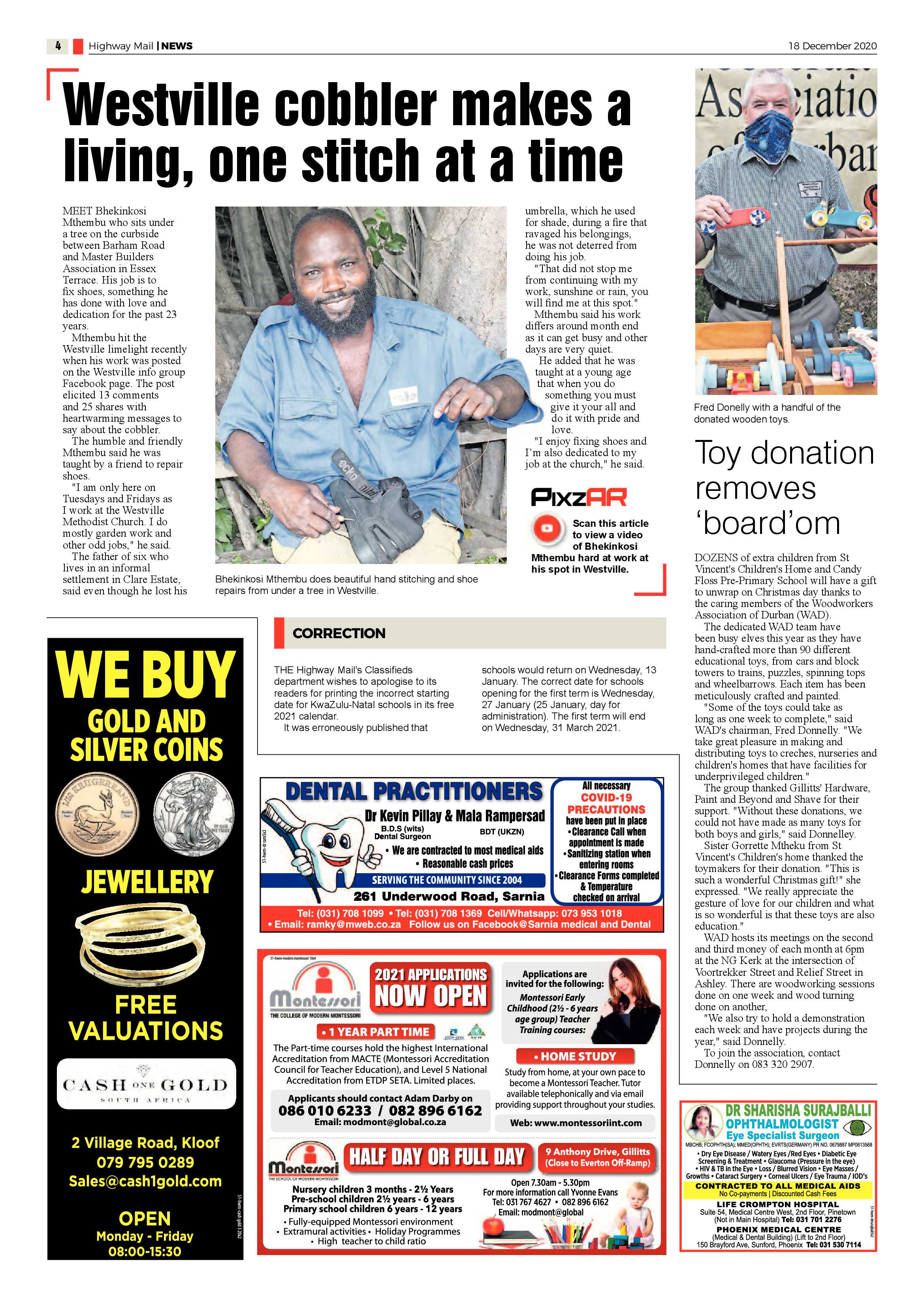 Highway Mail 18 December 2020 page 4