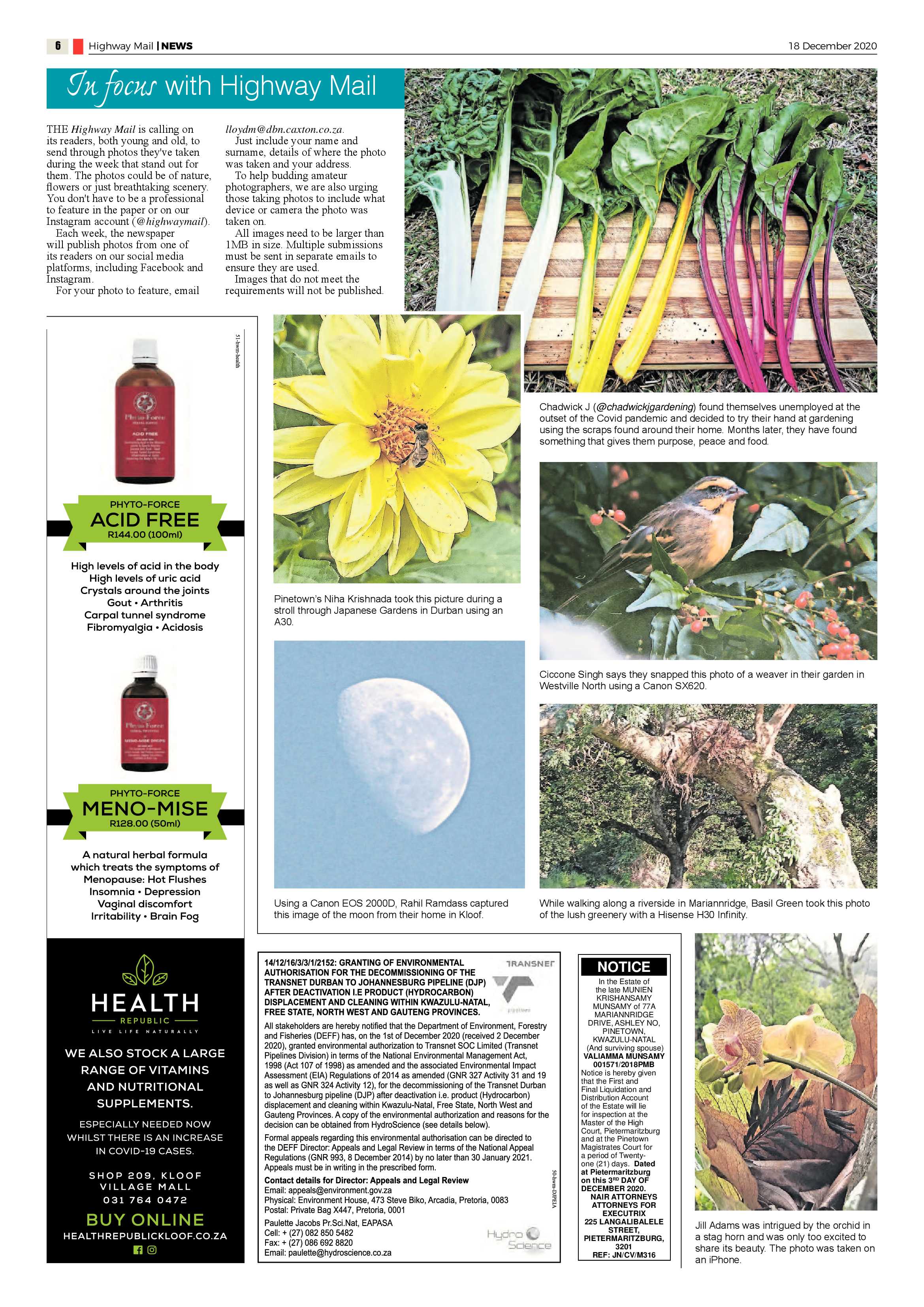 Highway Mail 18 December 2020 page 6