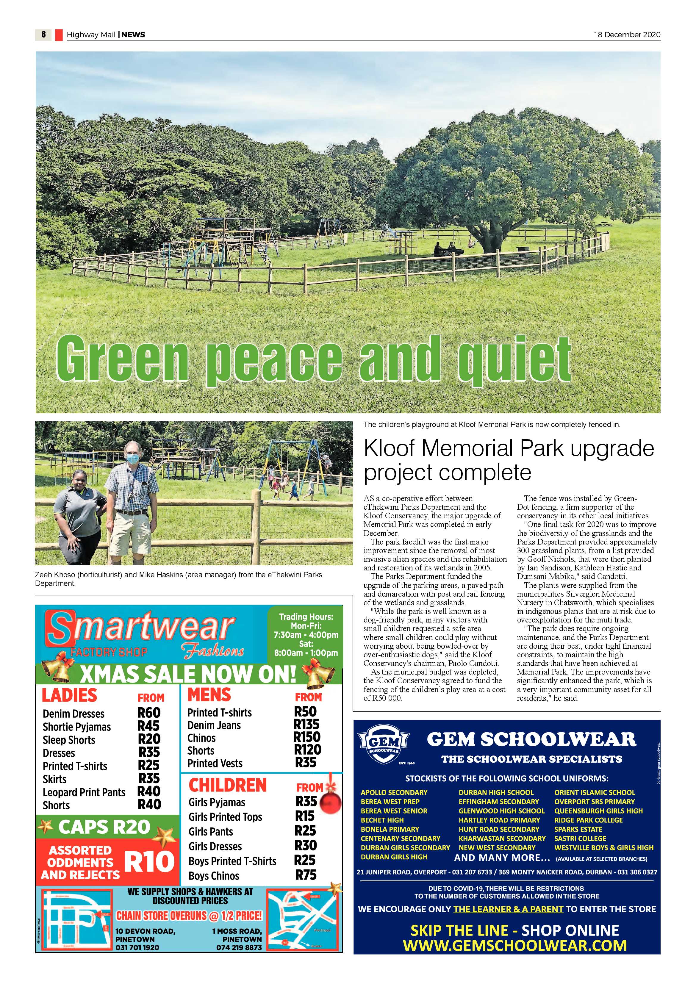 Highway Mail 18 December 2020 page 8