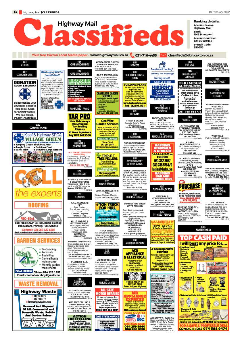 Highway Mail 18 February 2022 page 14
