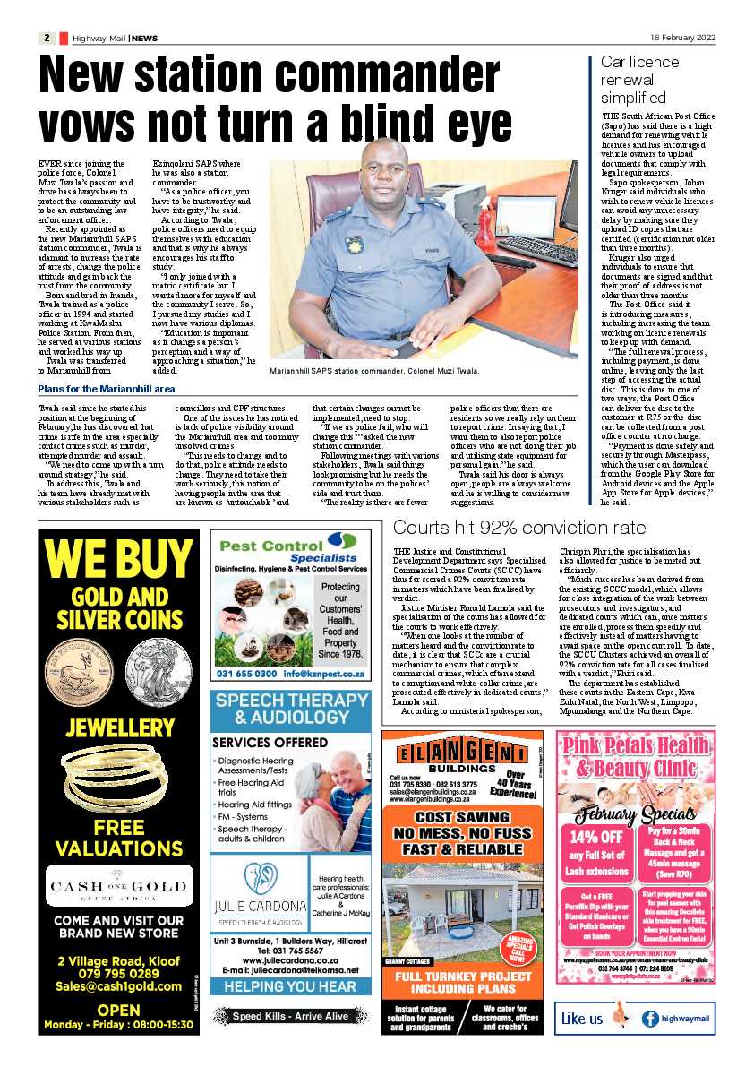 Highway Mail 18 February 2022 page 2
