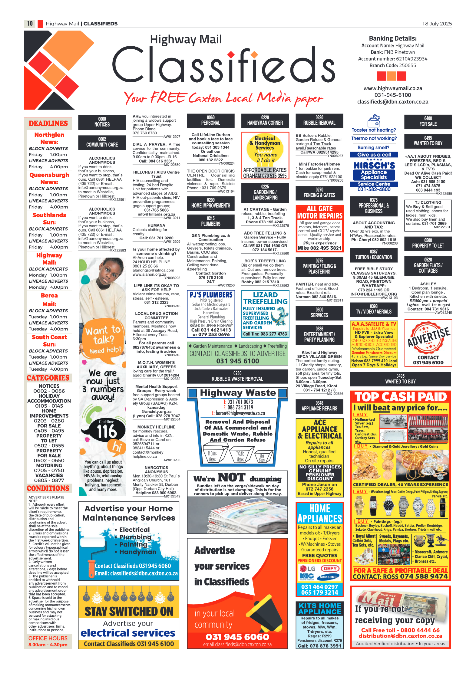 Highway Mail 18 July 2025 page 10