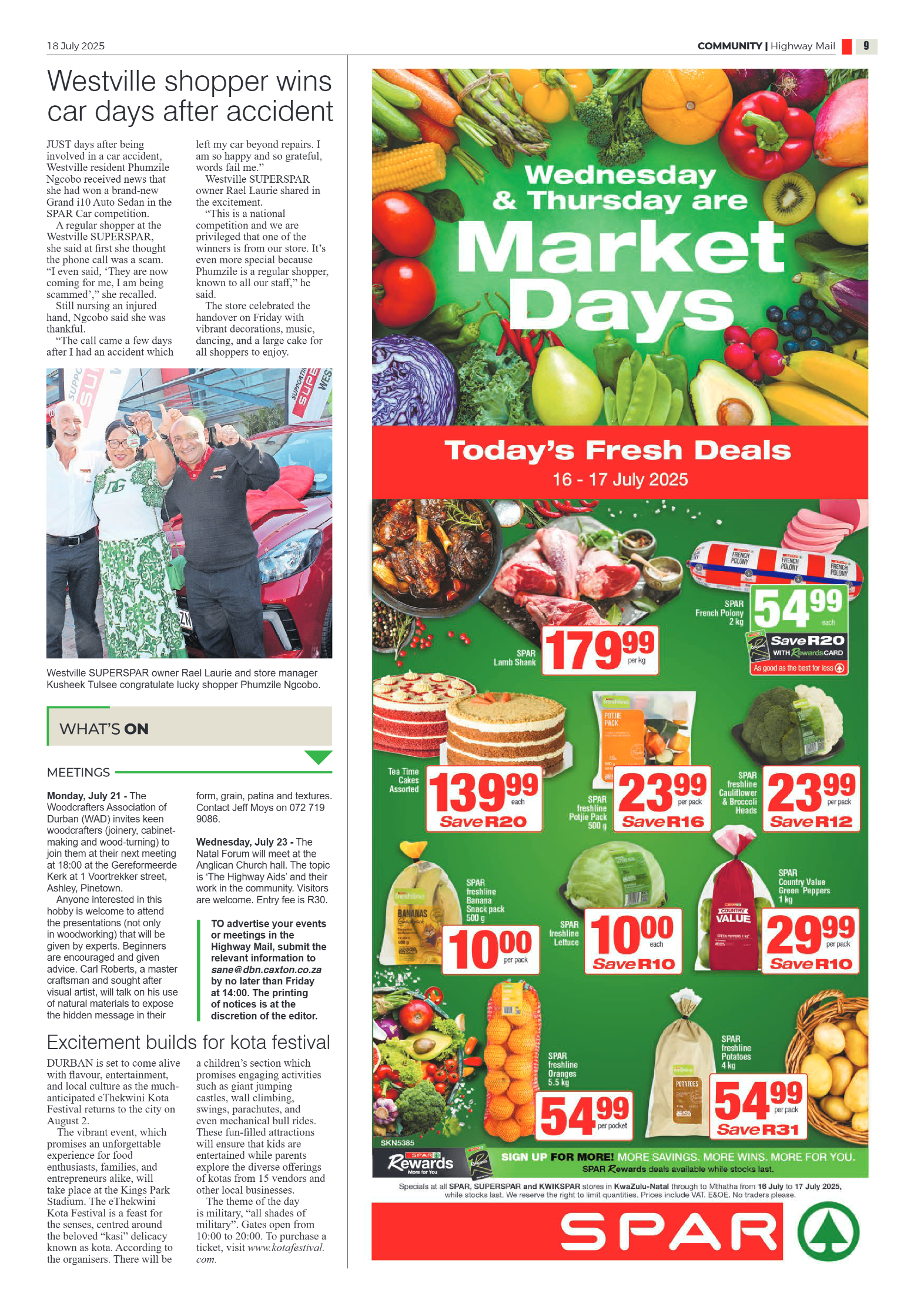 Highway Mail 18 July 2025 page 9