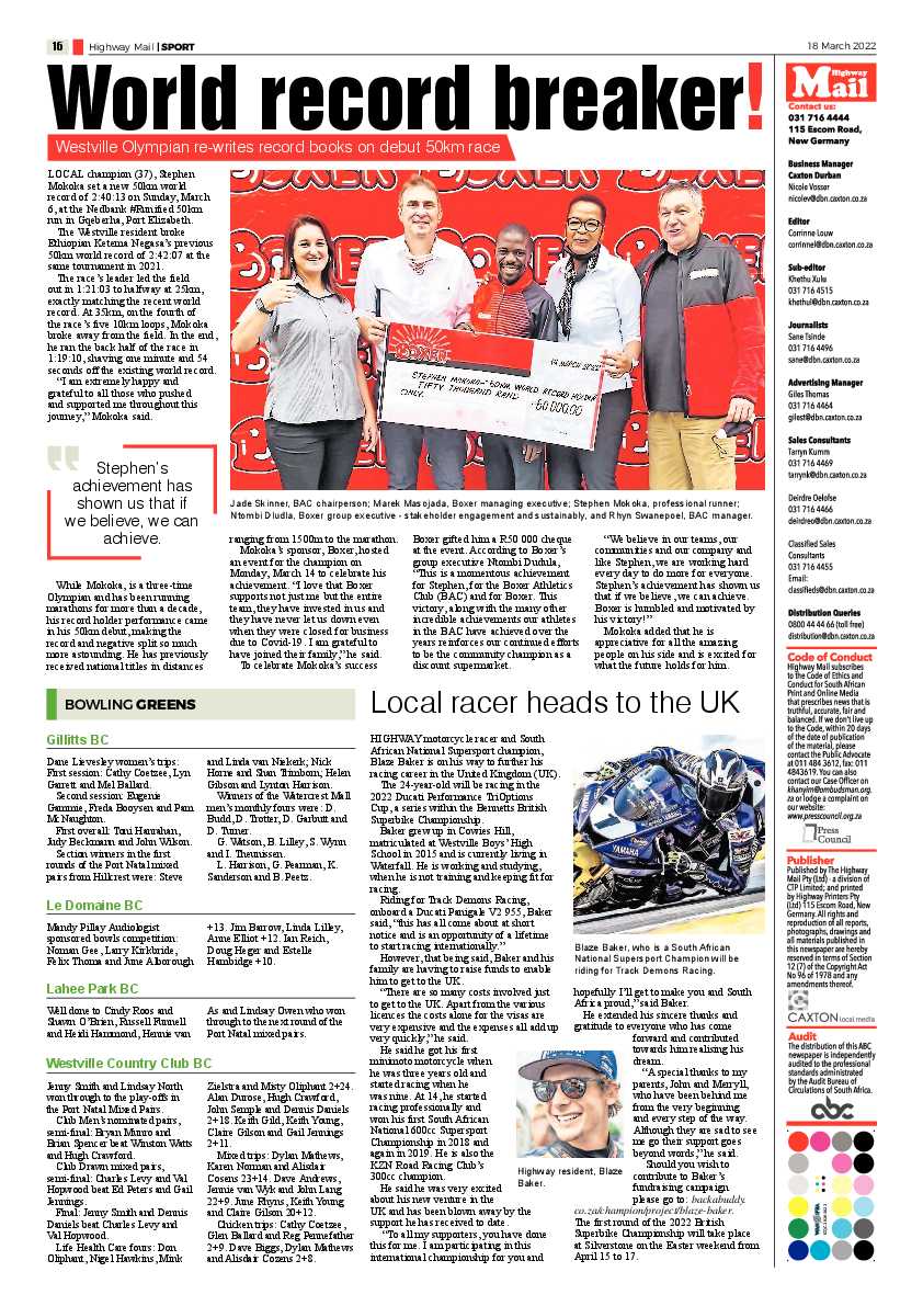 Highway Mail 18 March 2022 page 16