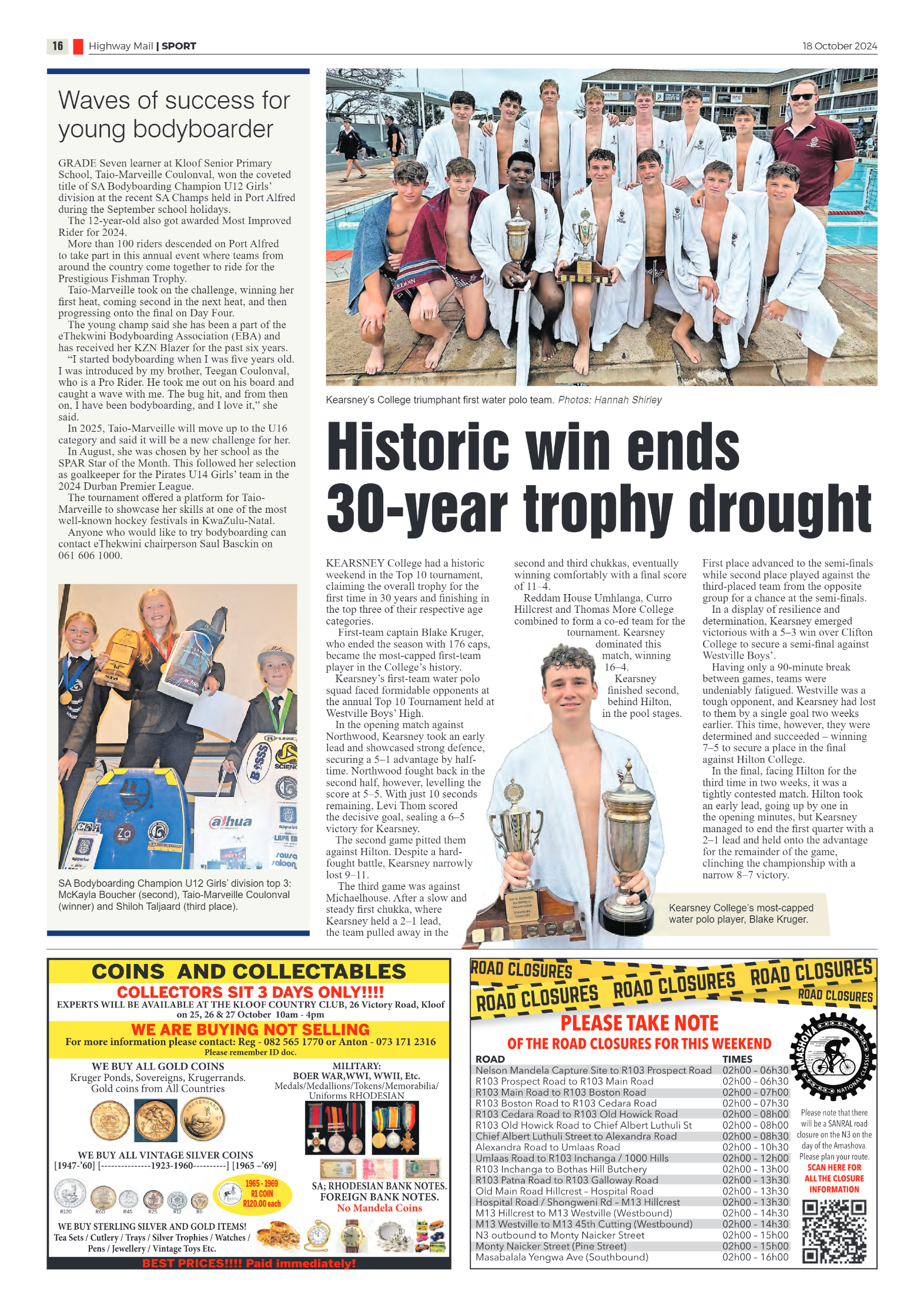 Highway Mail 18 October 2024 page 16