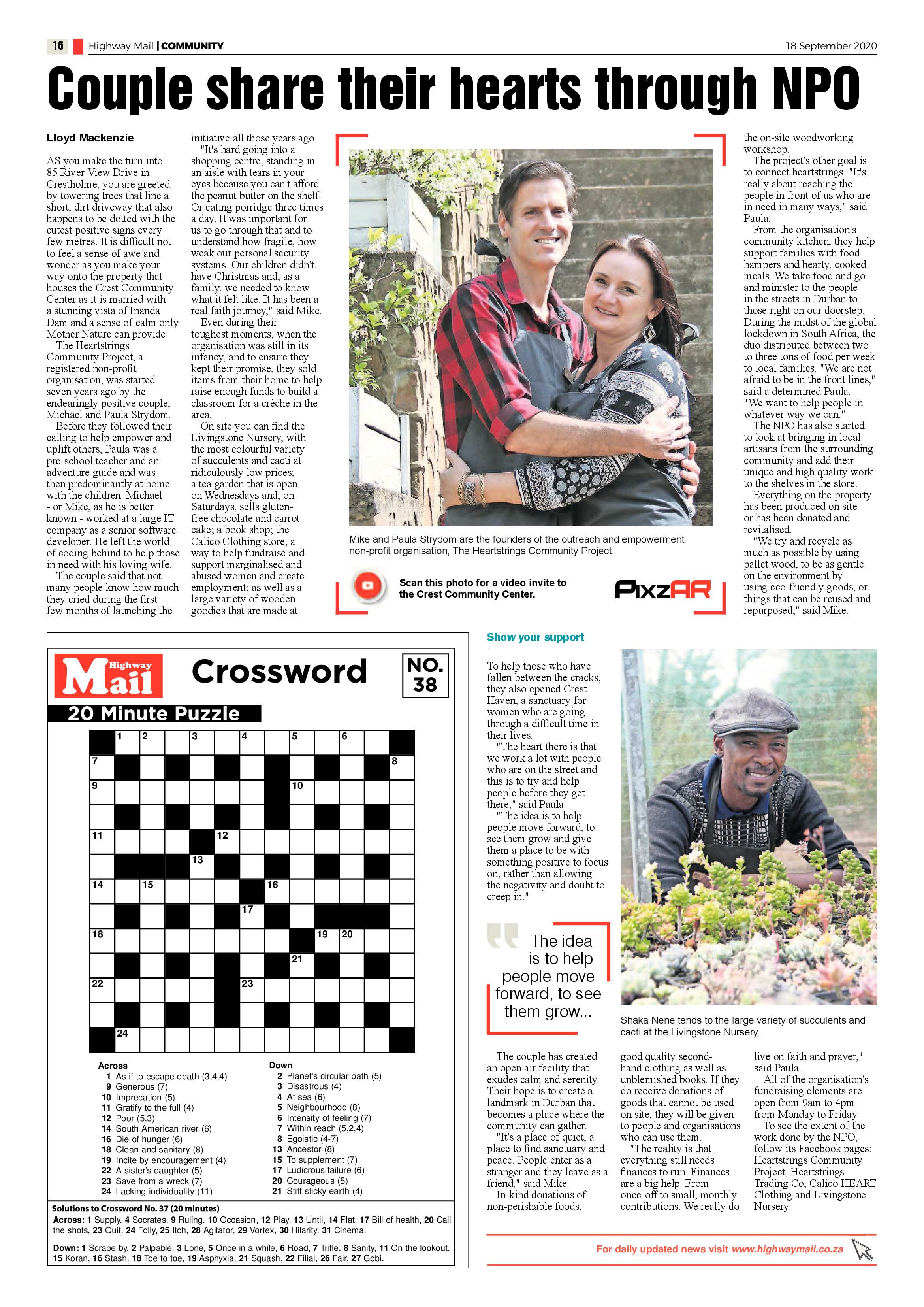 Highway Mail 18 September 2020 page 16