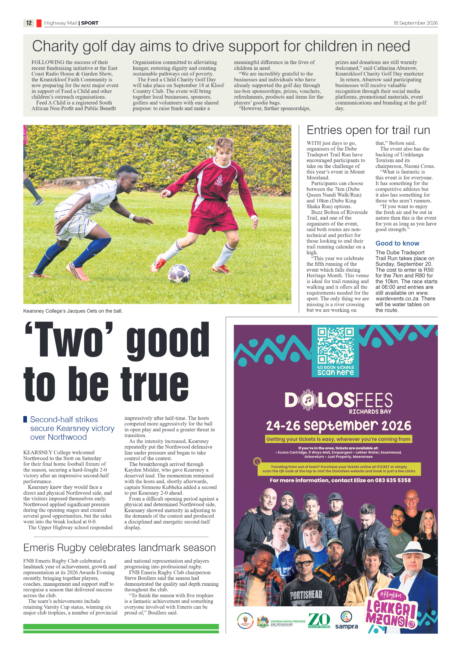 Highway Mail 18 September 2026 page 12