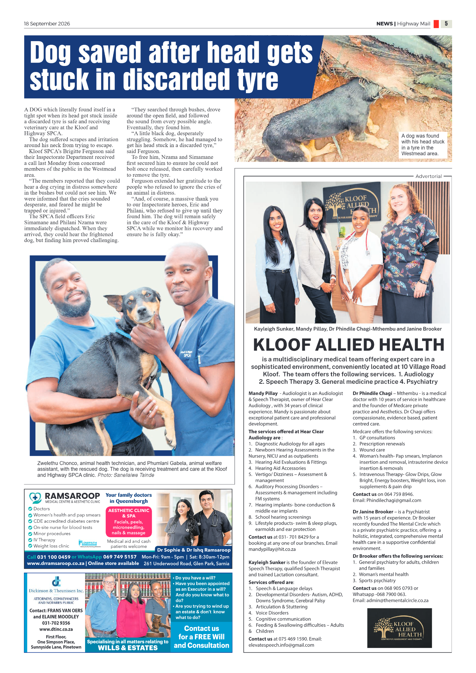 Highway Mail 18 September 2026 page 5