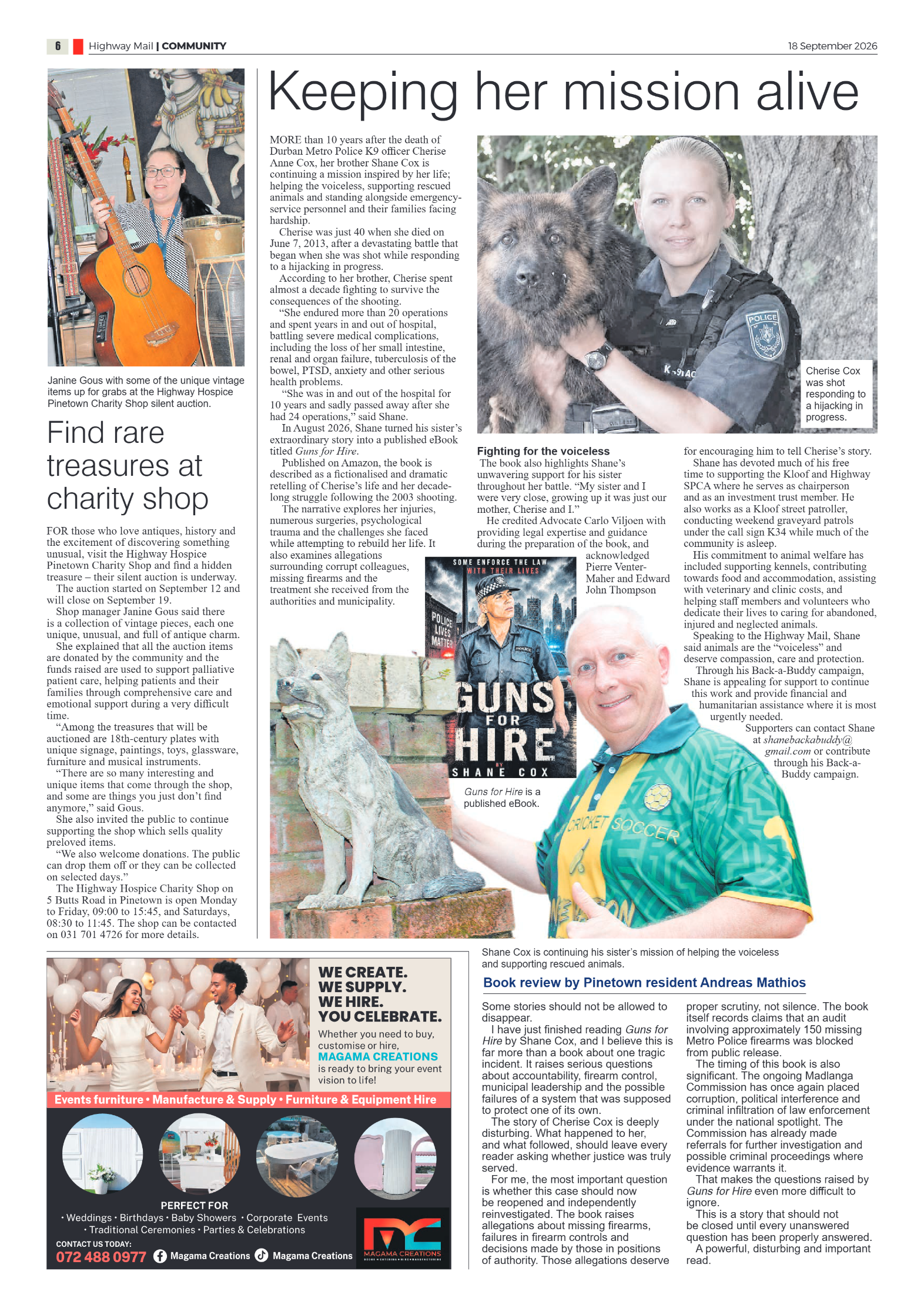 Highway Mail 18 September 2026 page 6