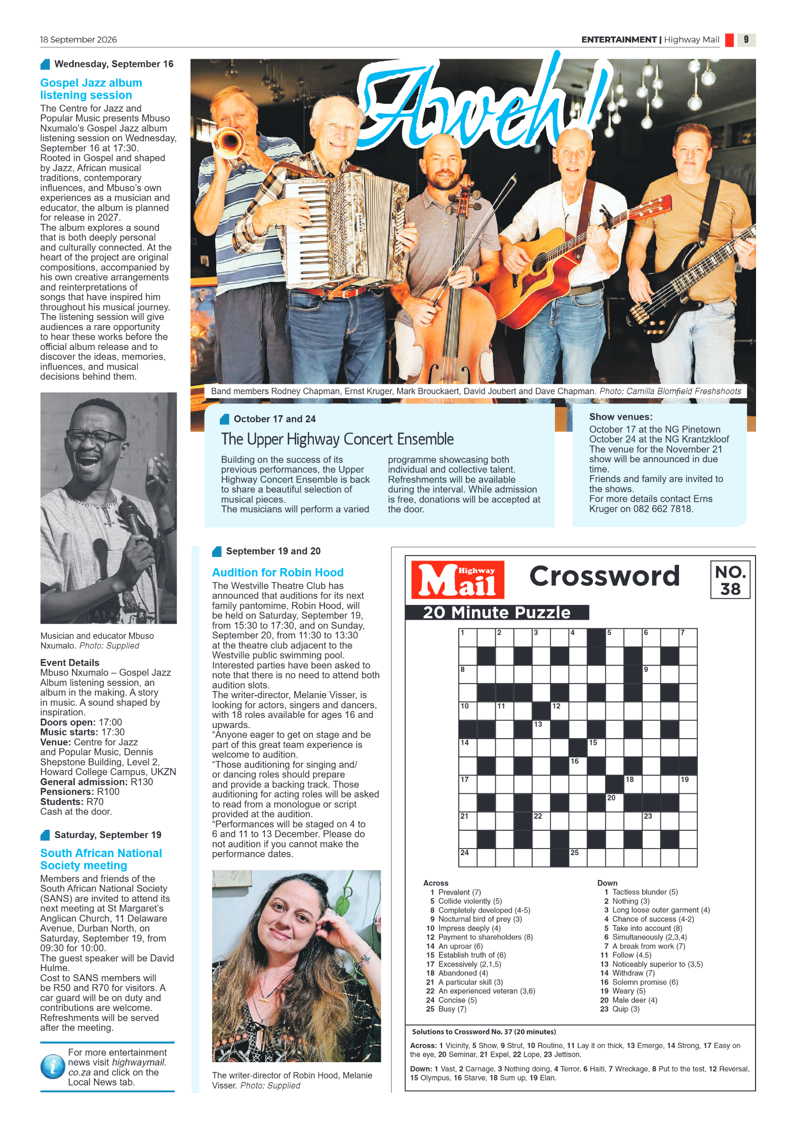 Highway Mail 18 September 2026 page 9