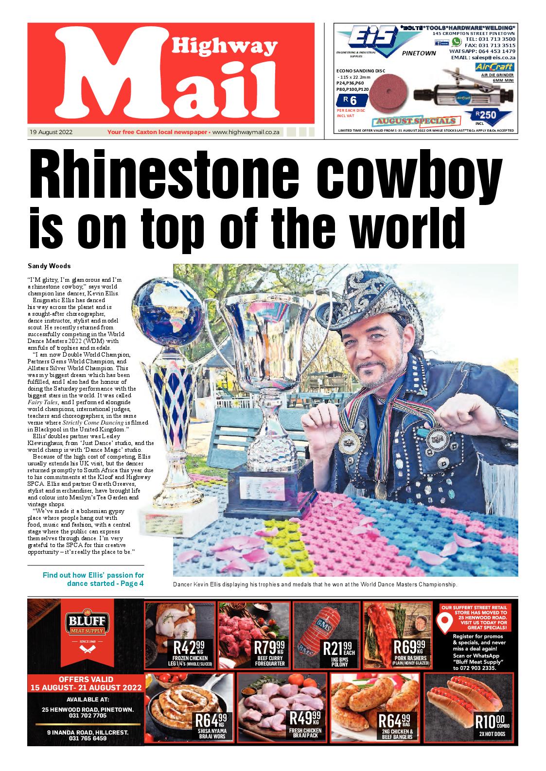 Highway Mail 19 August 2022 page 1