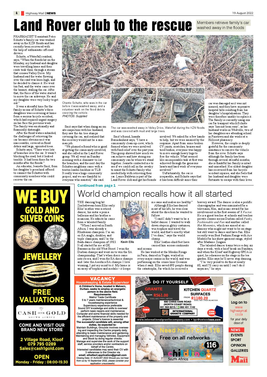 Highway Mail 19 August 2022 page 4