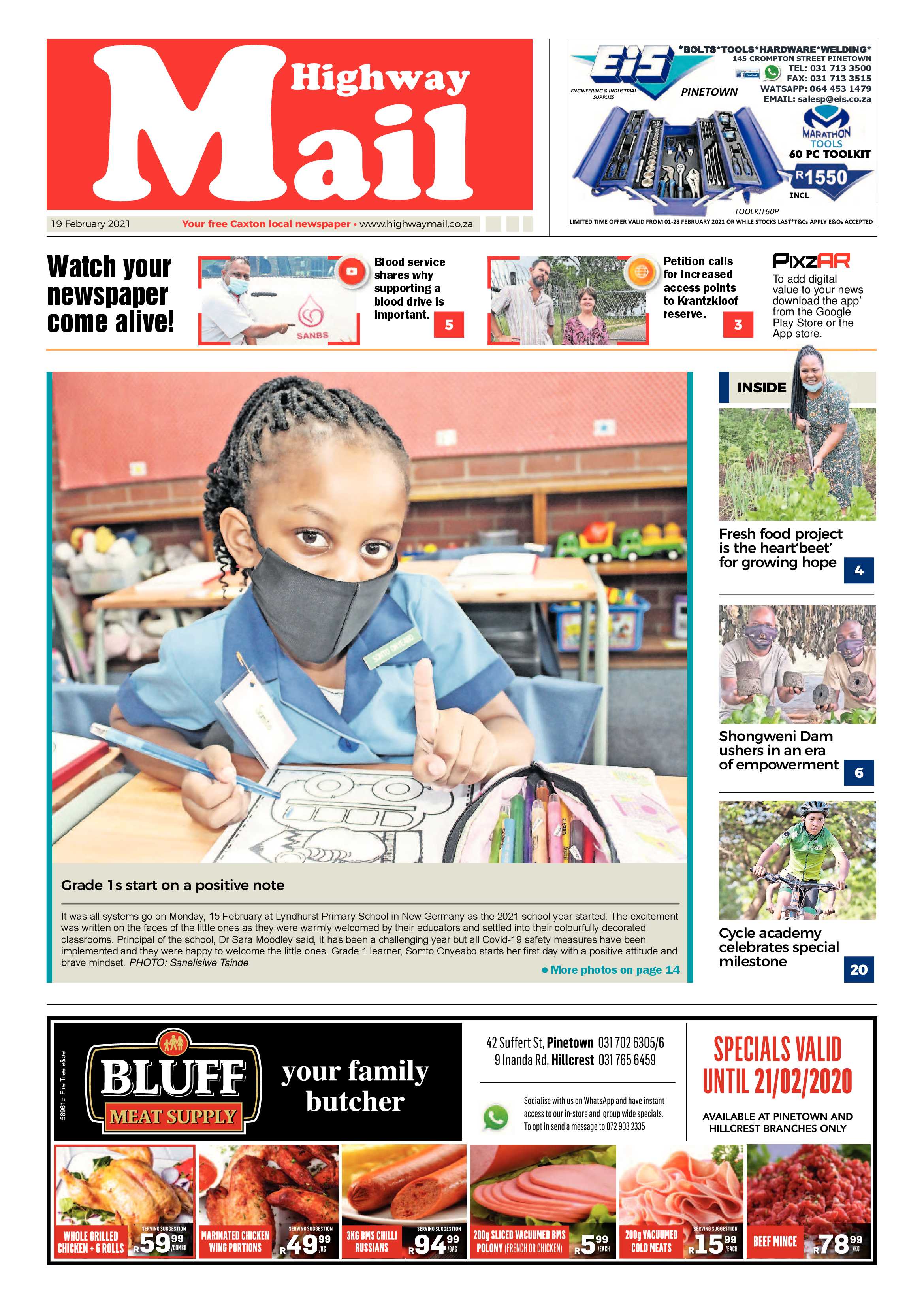Highway Mail 19 February 2021 page 1