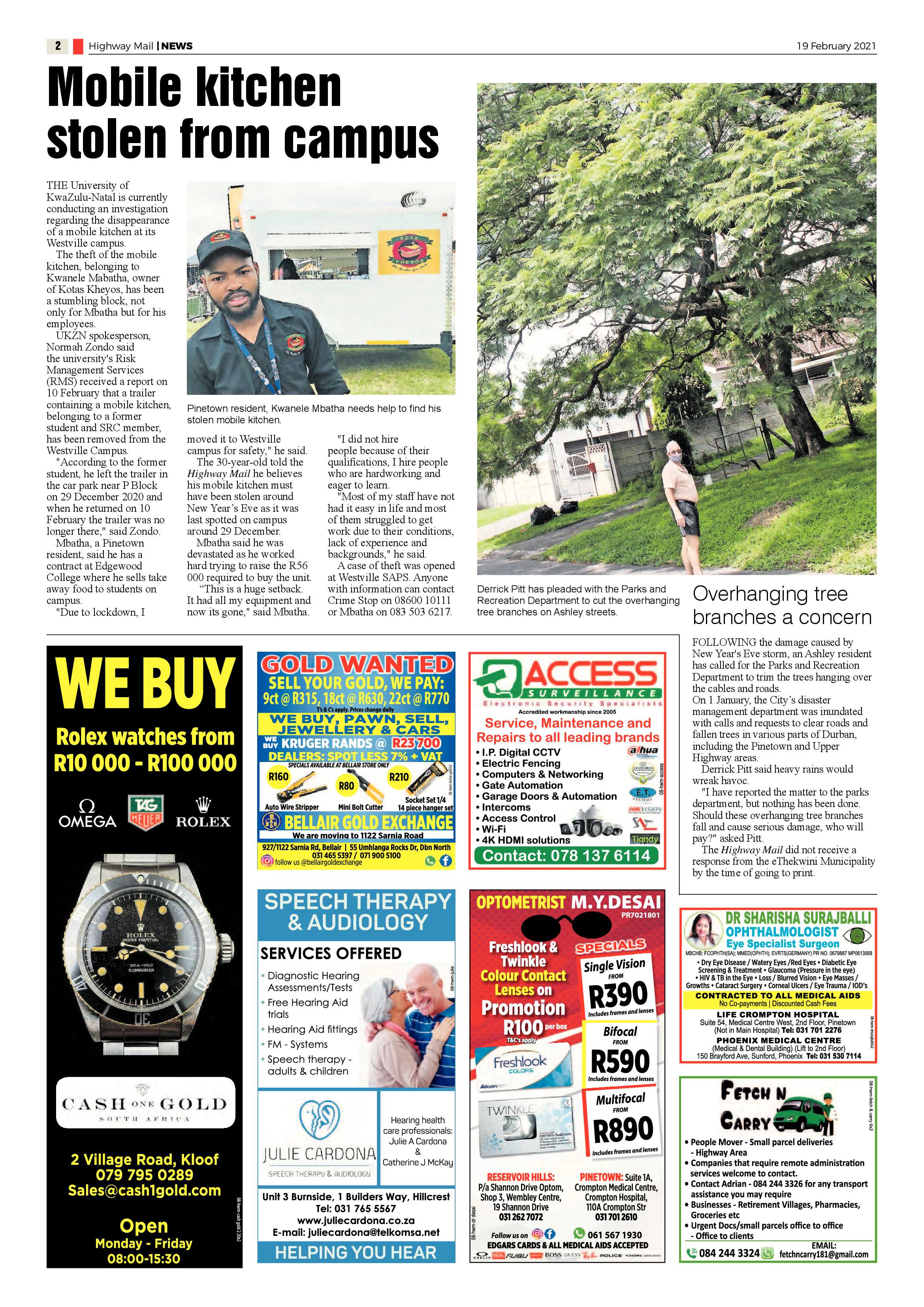 Highway Mail 19 February 2021 page 2