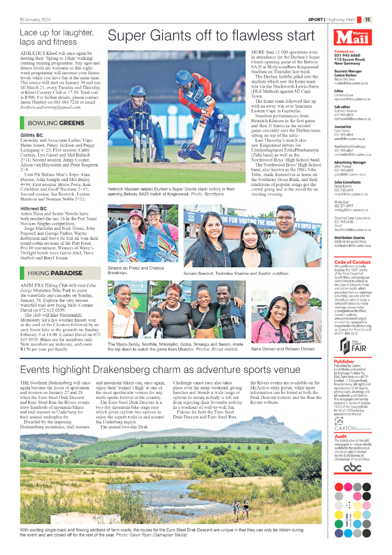 Highway Mail 19 January 2024 page 15