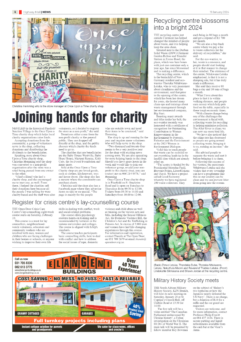 Highway Mail 19 January 2024 page 4