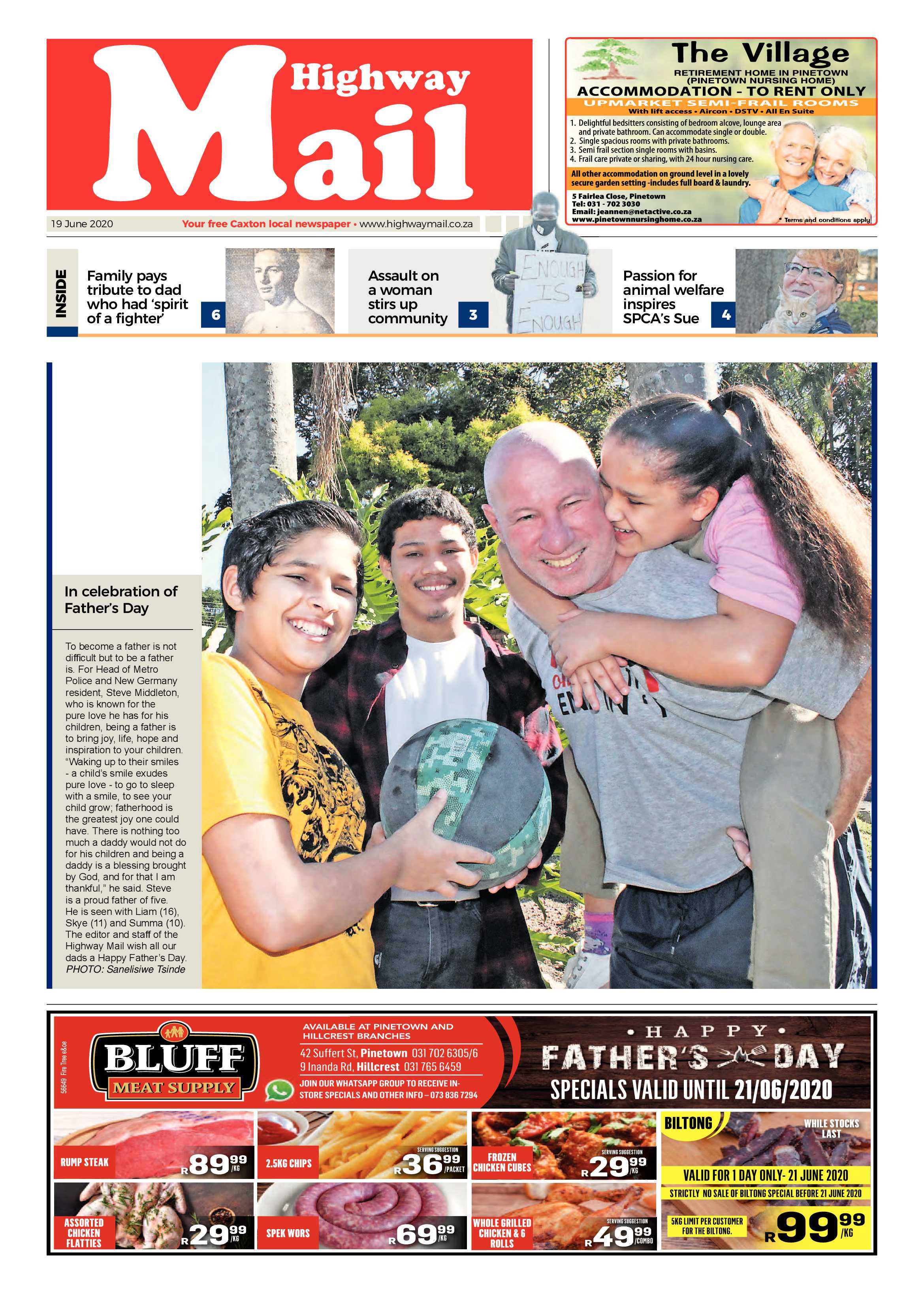 Highway Mail 19 June 2020 page 1