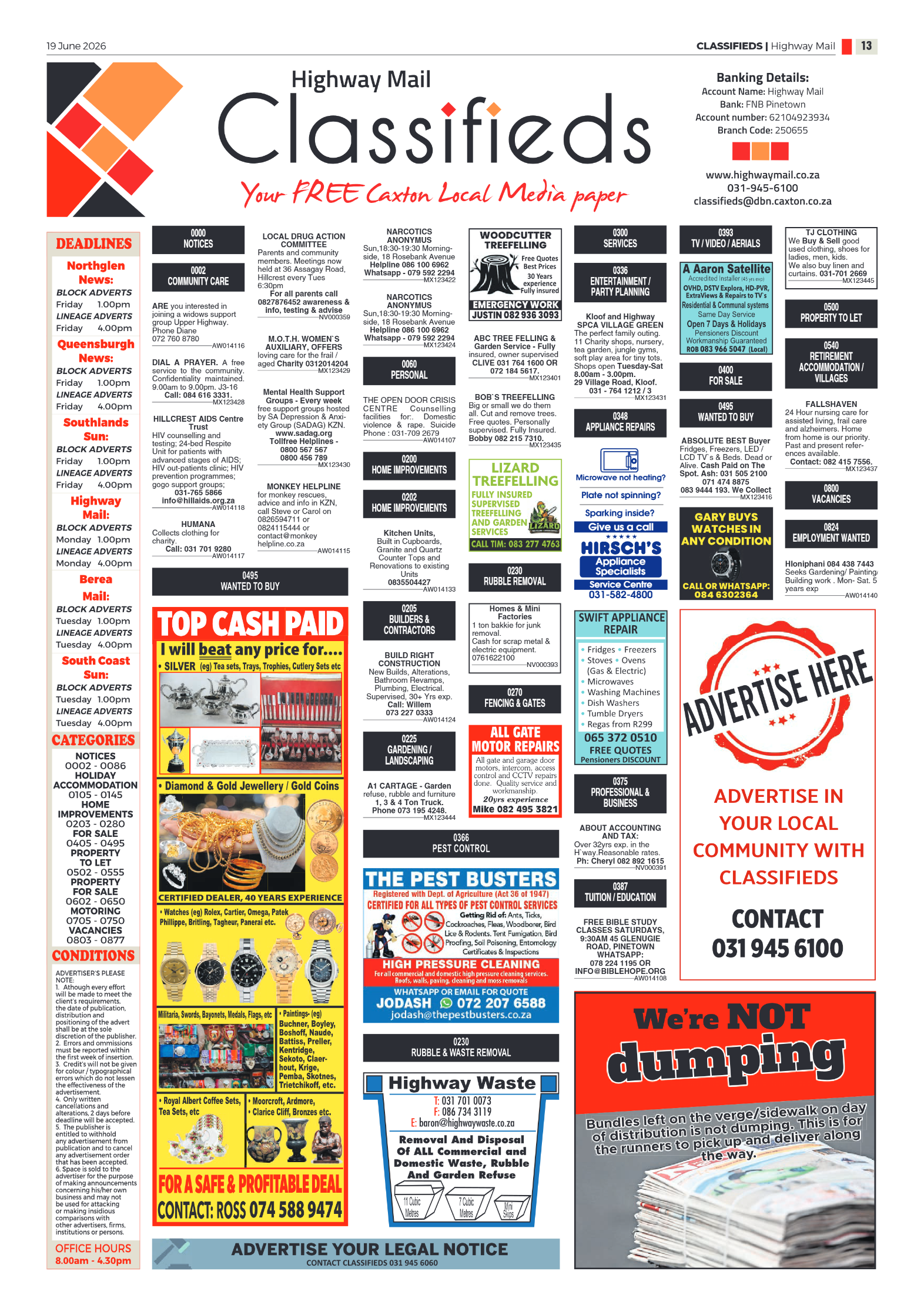 Highway Mail 19 June 2026 page 13