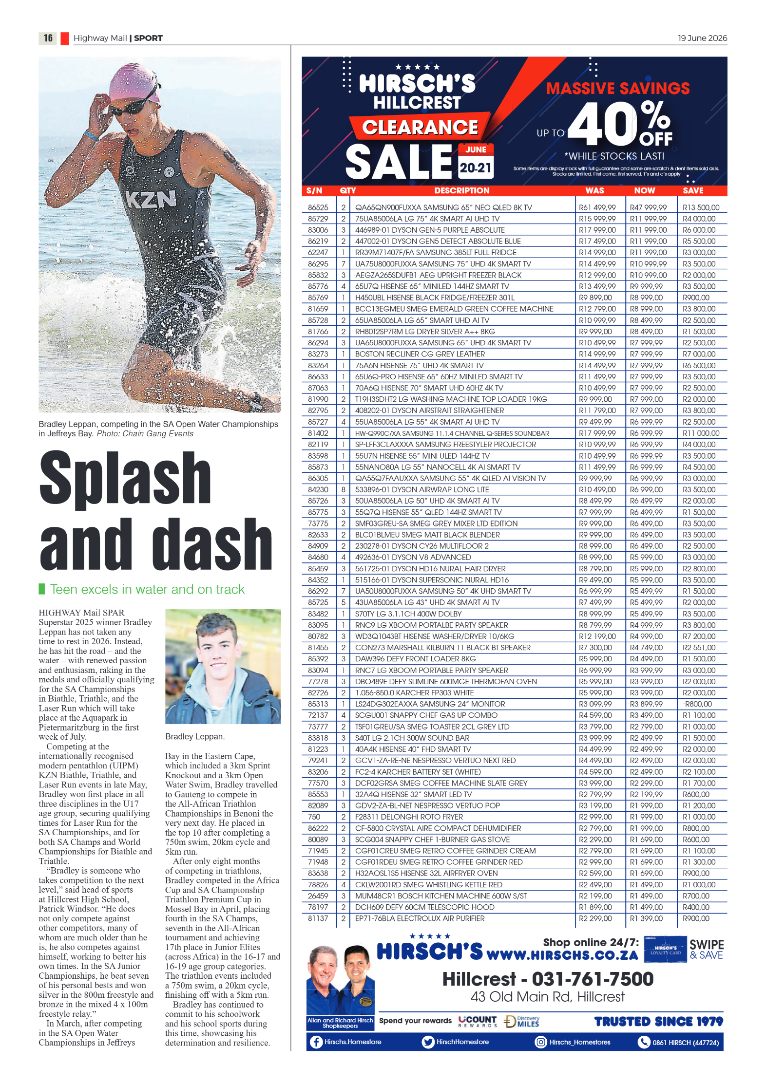 Highway Mail 19 June 2026 page 16